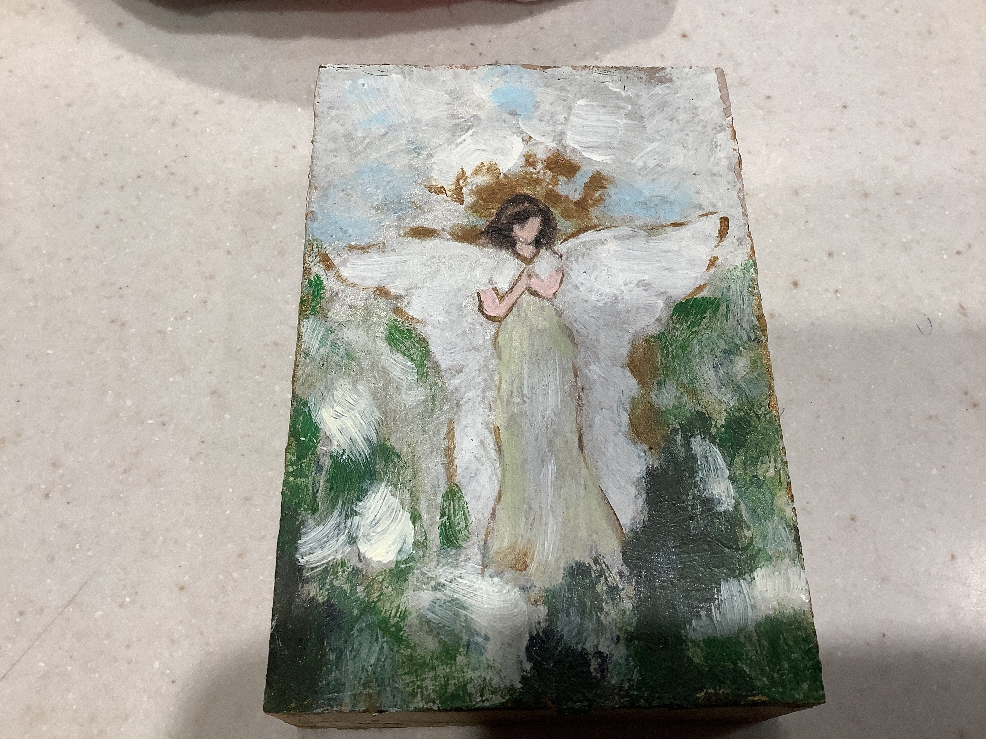 Hand painted Angel picture
