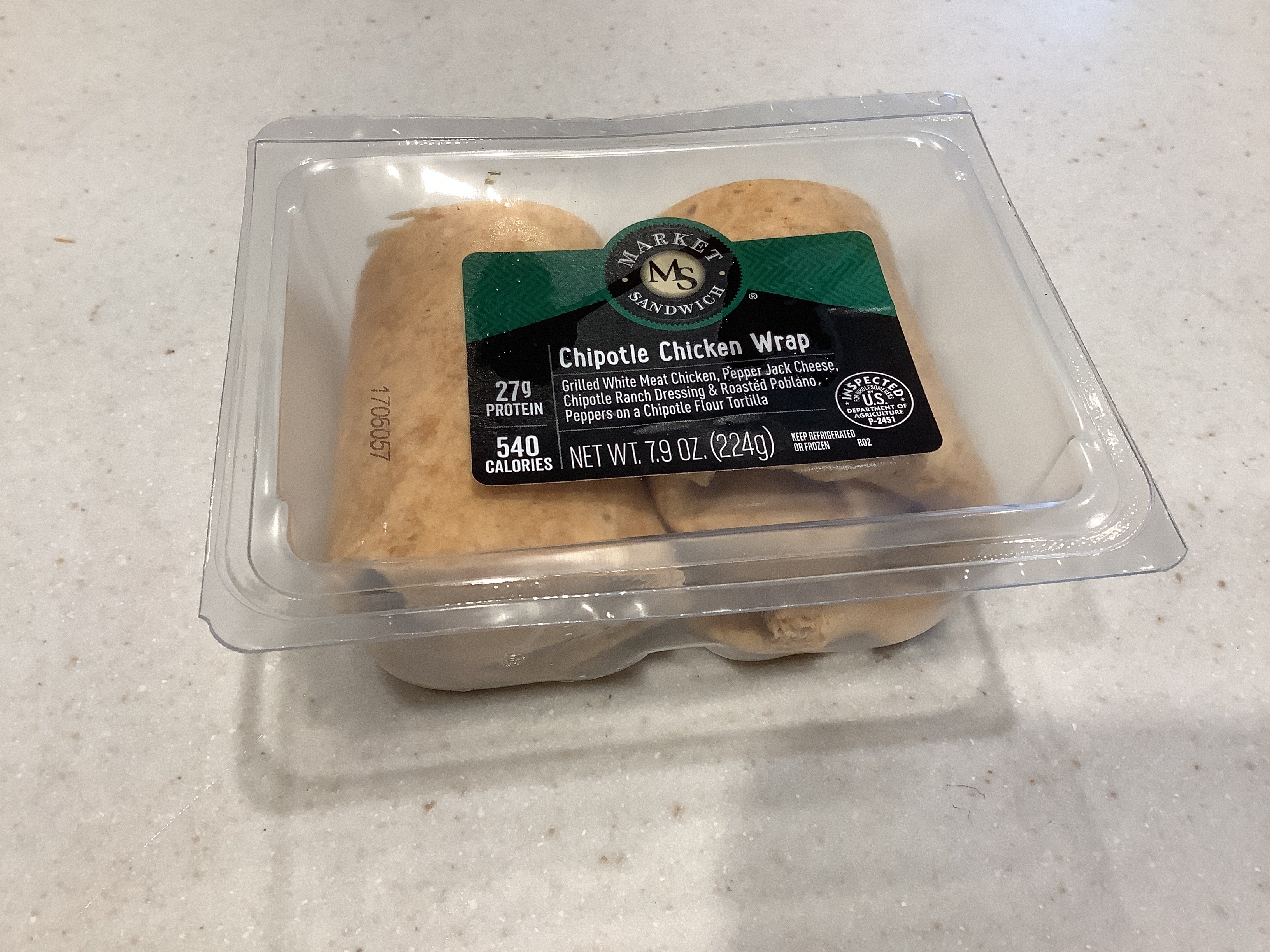 Deli Express Market Sandwich Chipotle Chicken Wrap