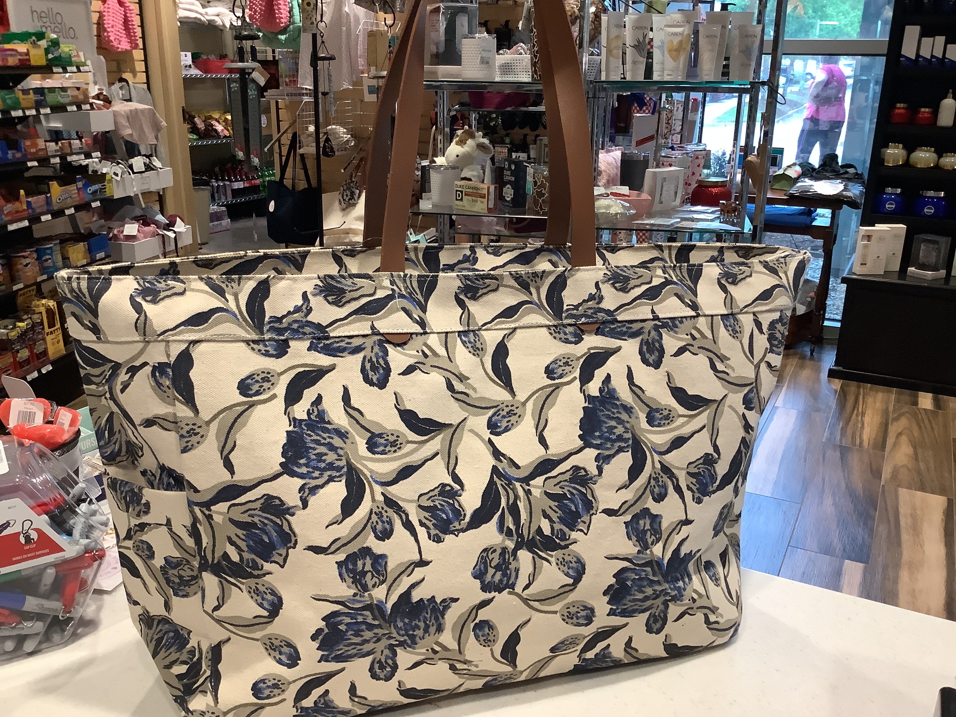 Royal Standard Clayton Tote Natural/Blue