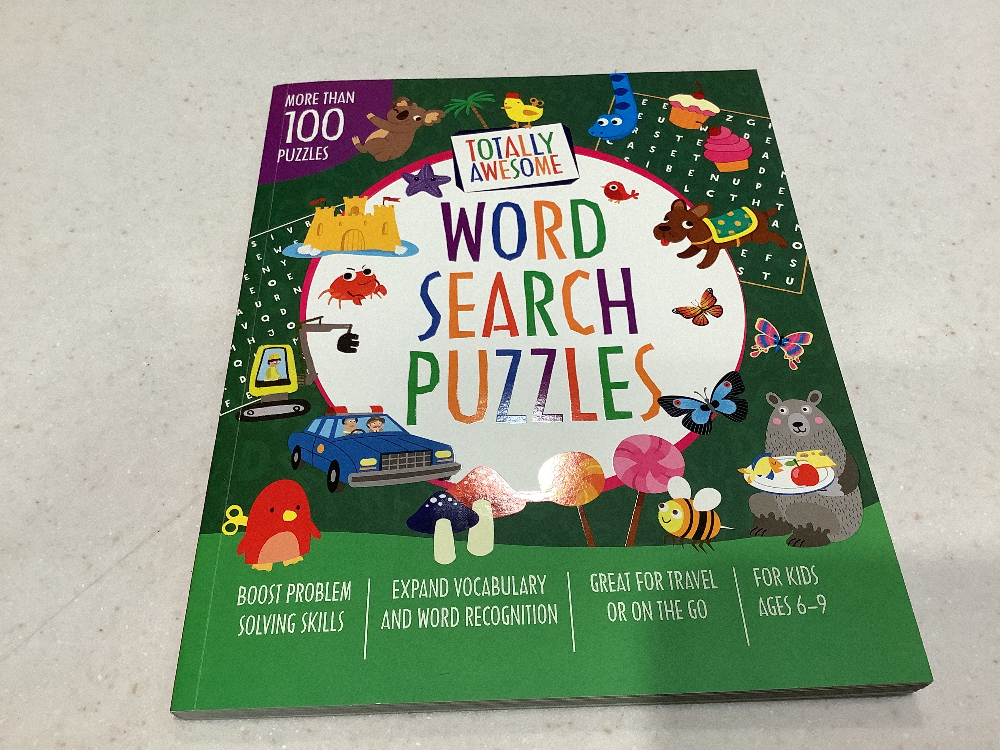 Totally Awesome Word Search Puzzles for Kids (6-9)
