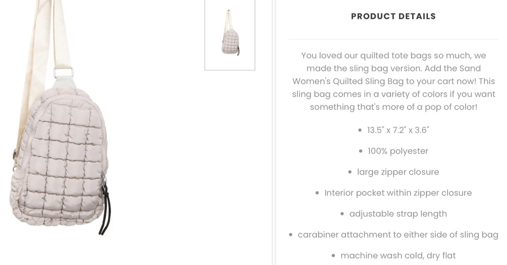 Katydid Puffer Small Crossbody Bag
