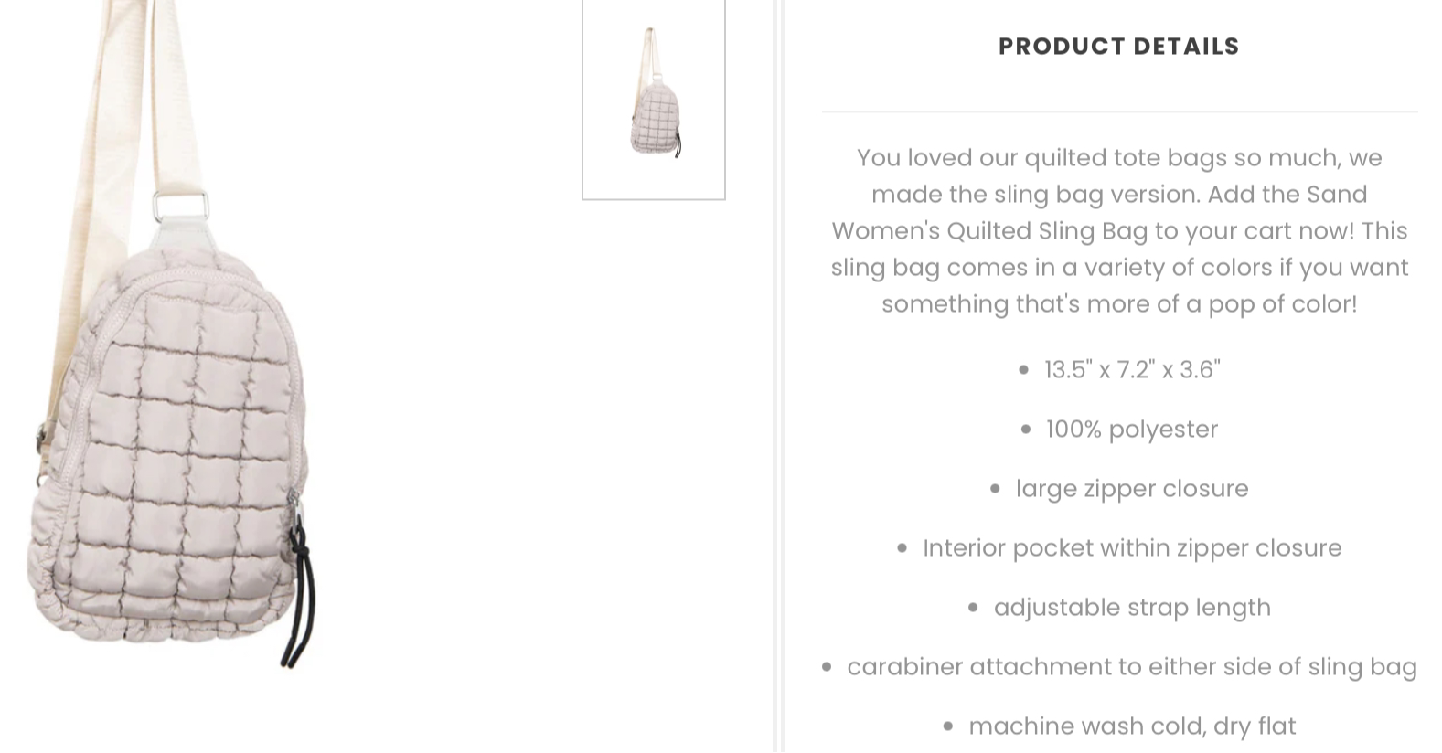 Katydid Puffer Small Crossbody Bag
