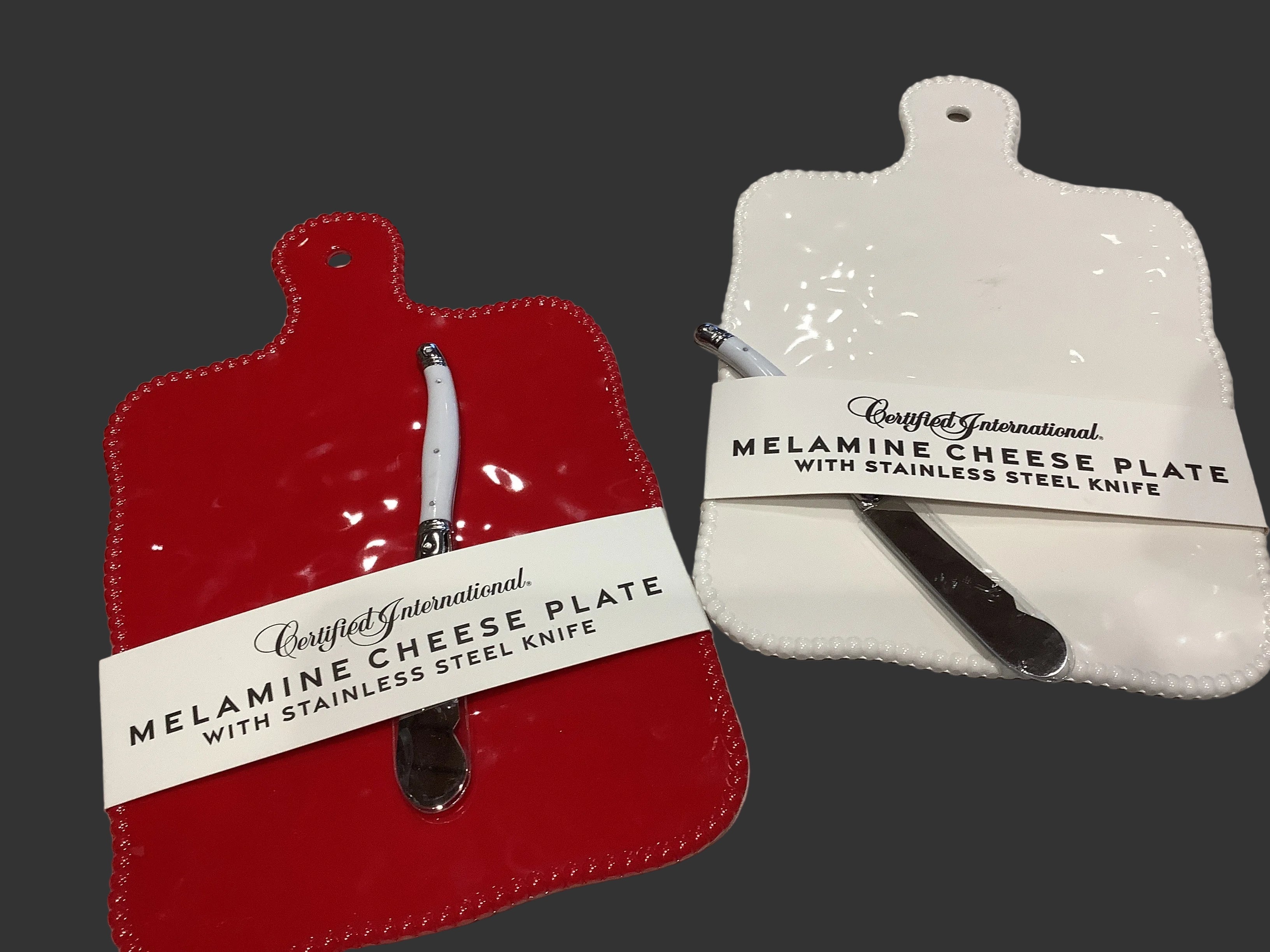 Cheese Plate with Stainless Steel Knife