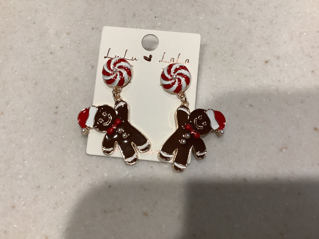 Christmas earrings