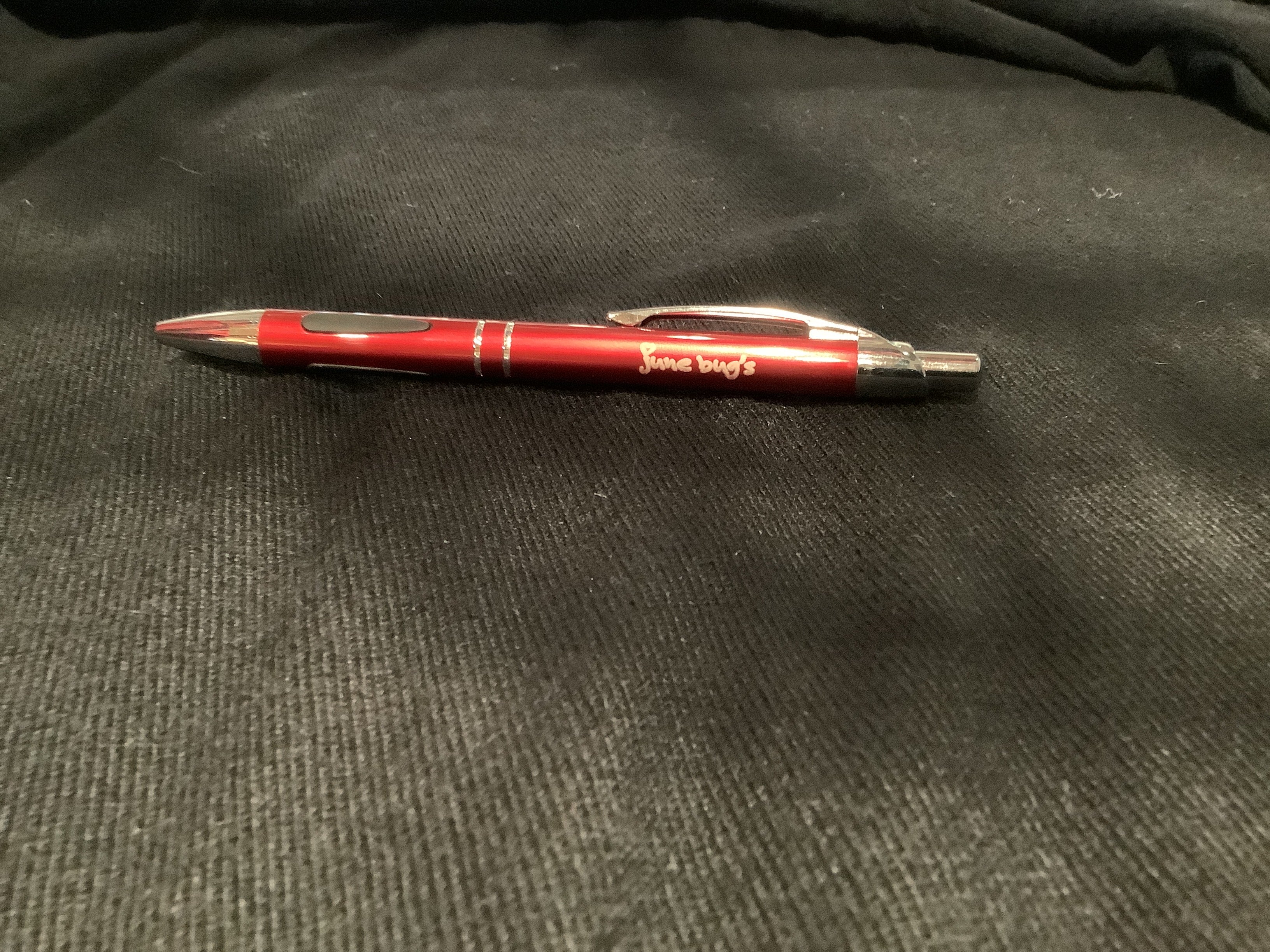 June Bug’s Red Metal Pen