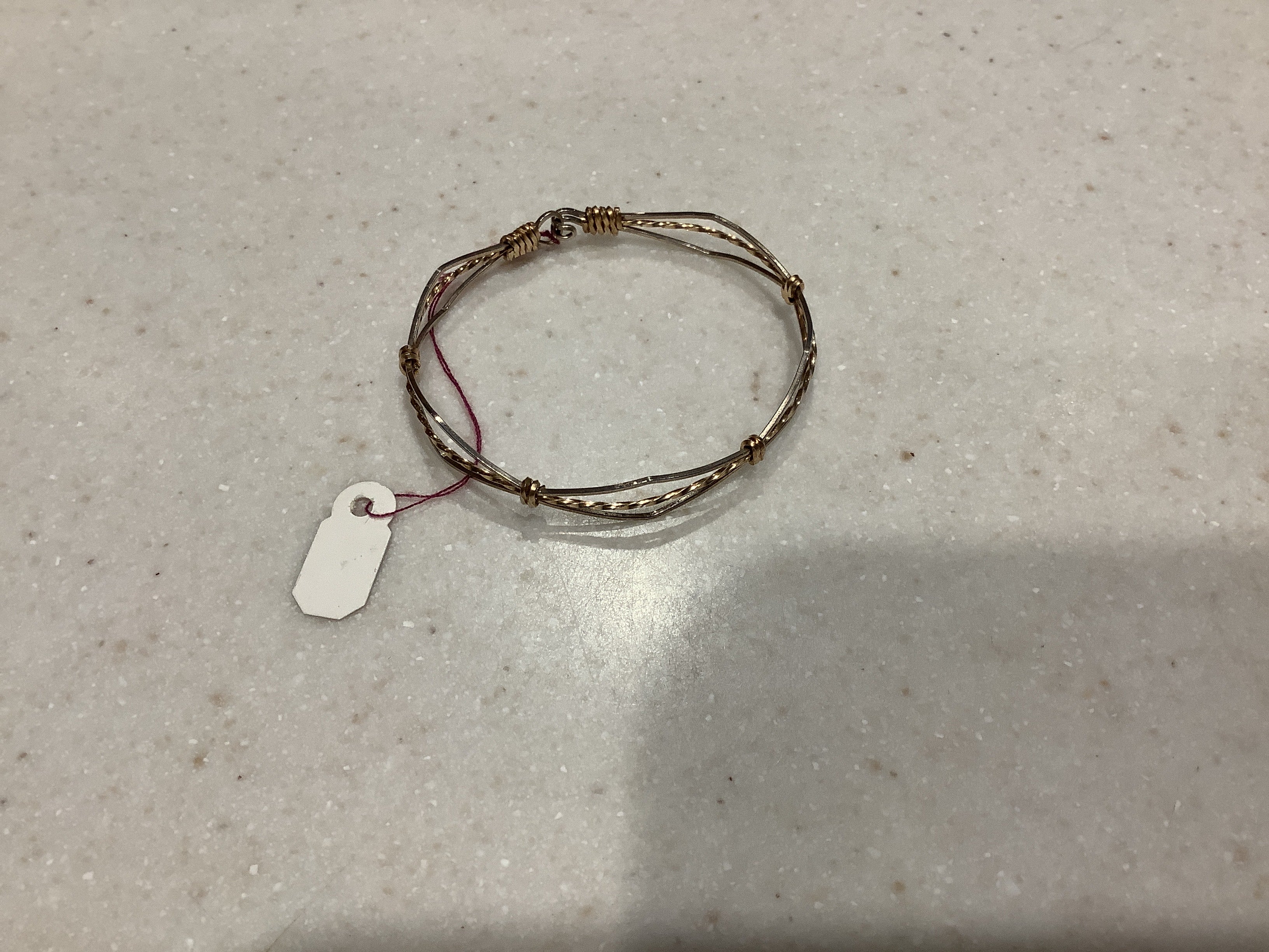 Bracelet 2 Toned wire cuff