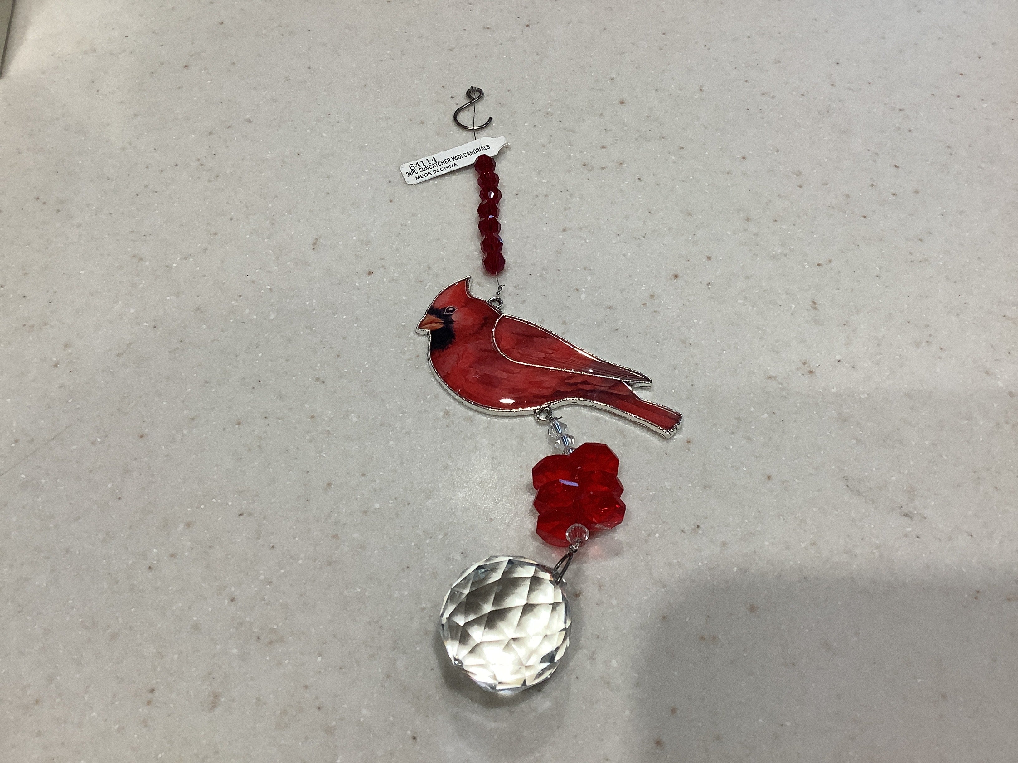 Cardinal Sun Catcher