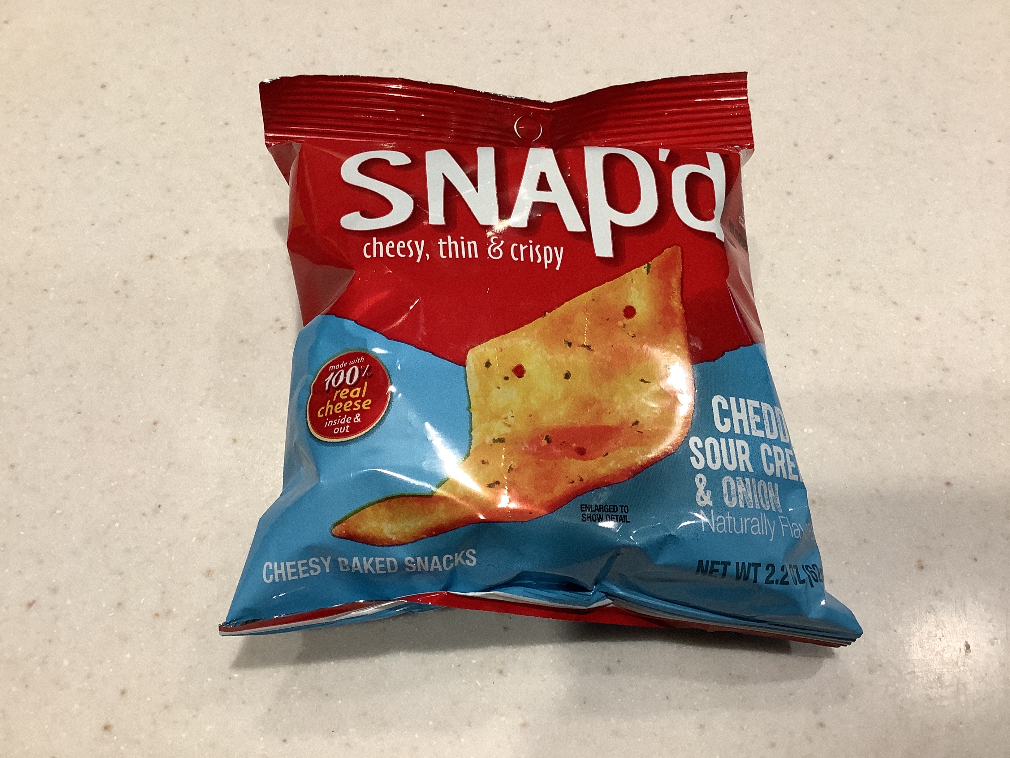 Snap’s Cheddar, Sour Cream & Onion