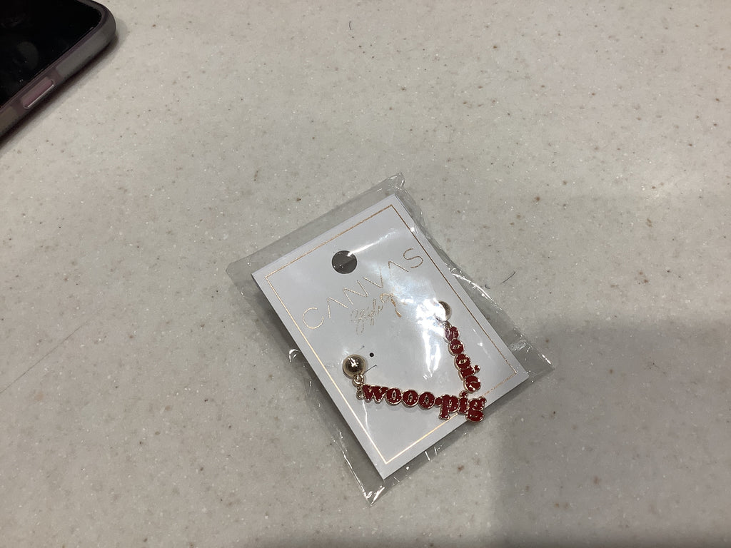 Canvas Razorbacks Jewelry