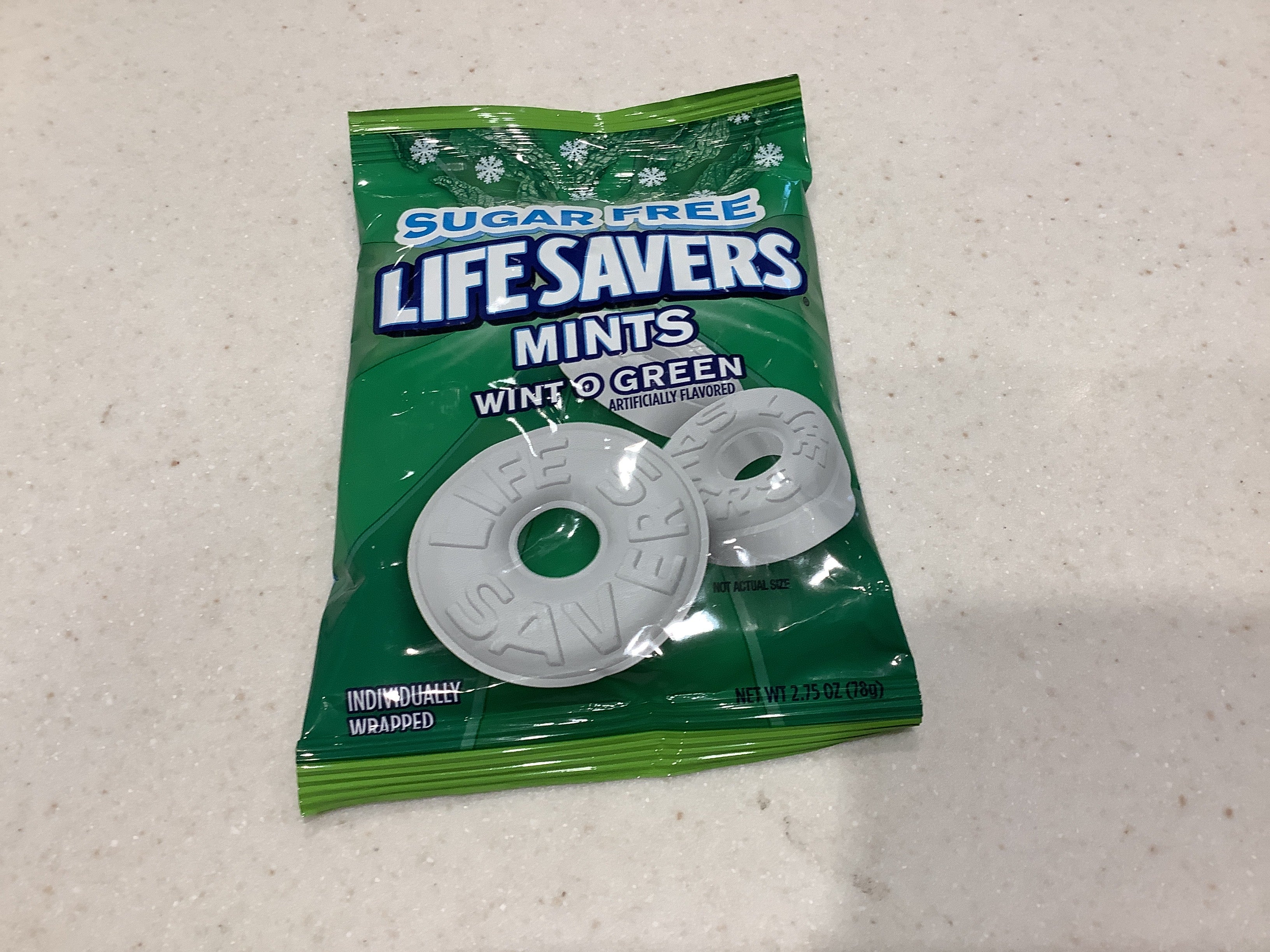 Lifesavers  Wint O Green Sugar Free