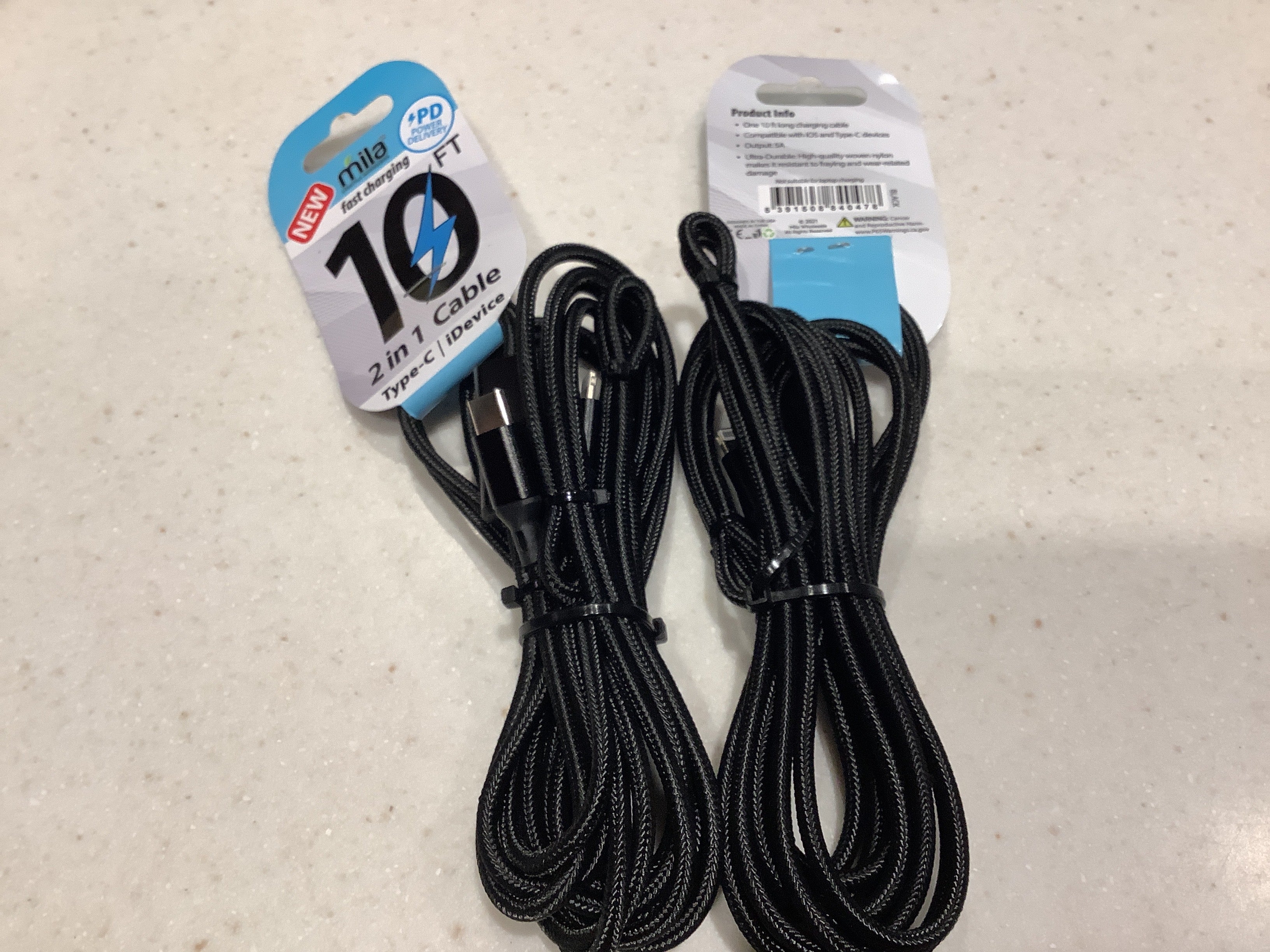 Mila Fast Charging 10 Ft. Cable Type C