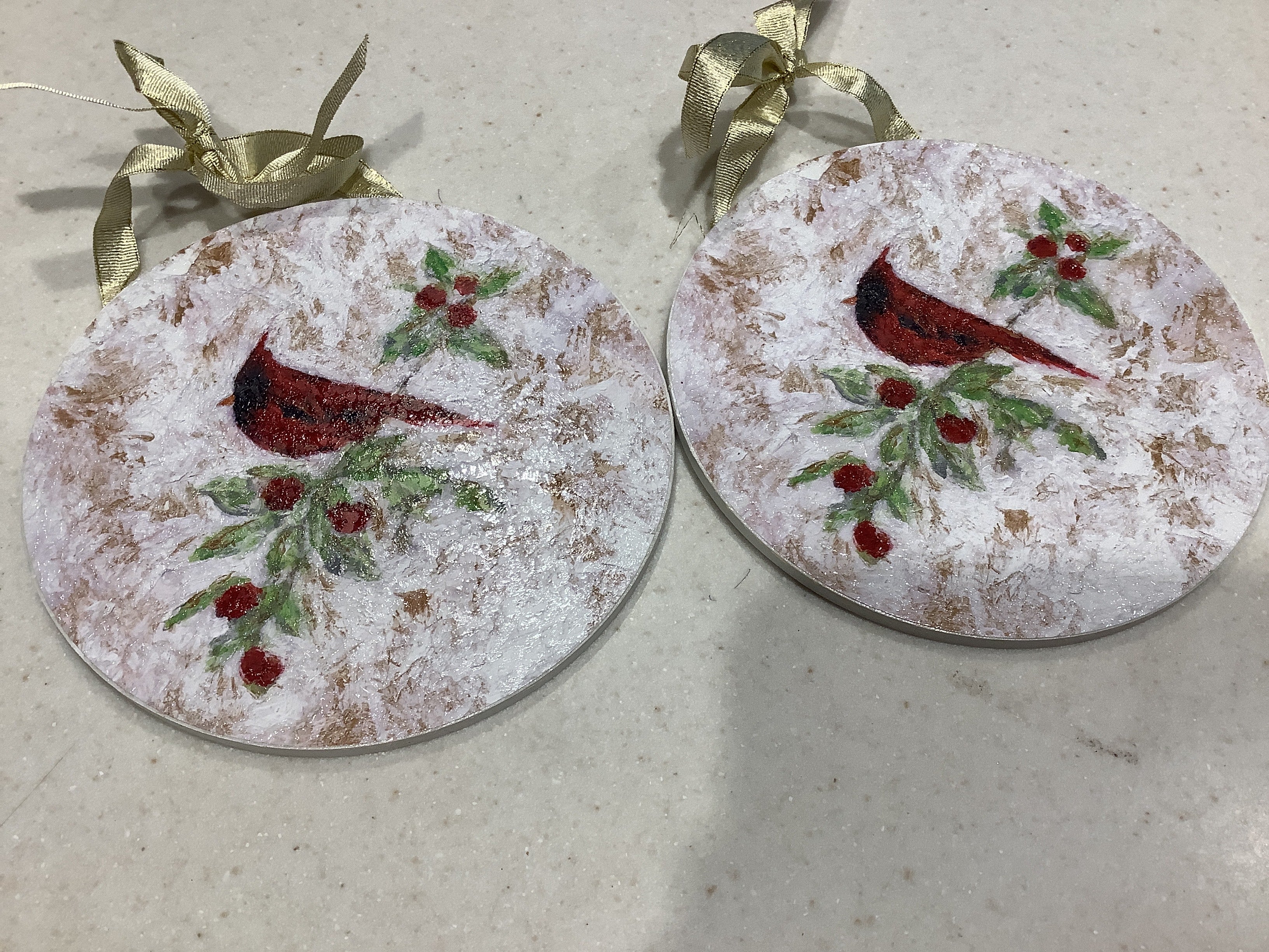 Cardinal 6 “ ornament