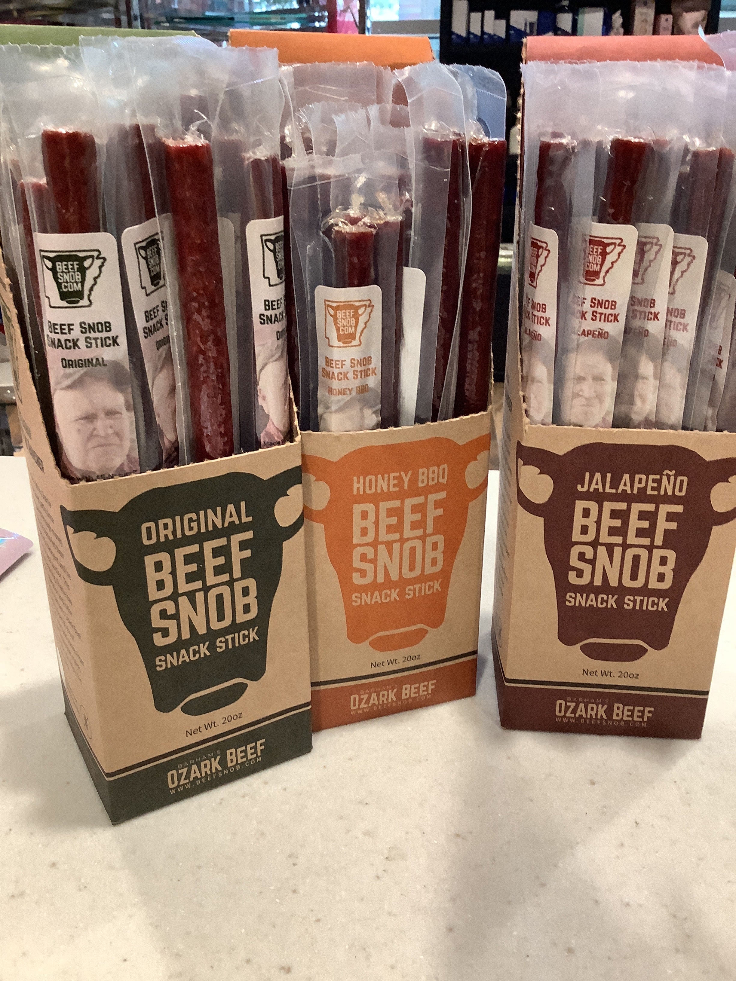 Ozark Beef Snob jerky snack sticks