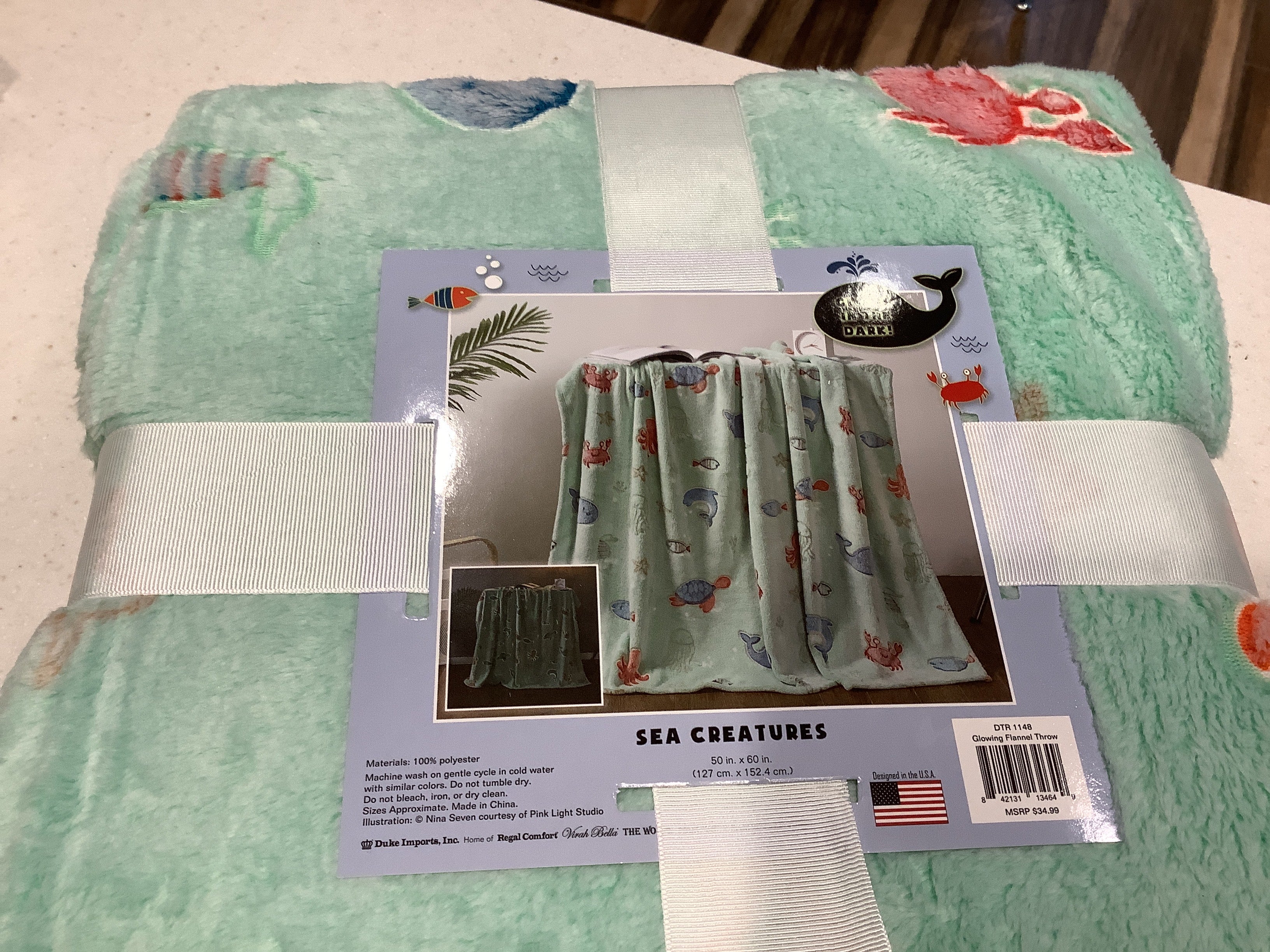 Regal Comfort Glowing Flannel Throw