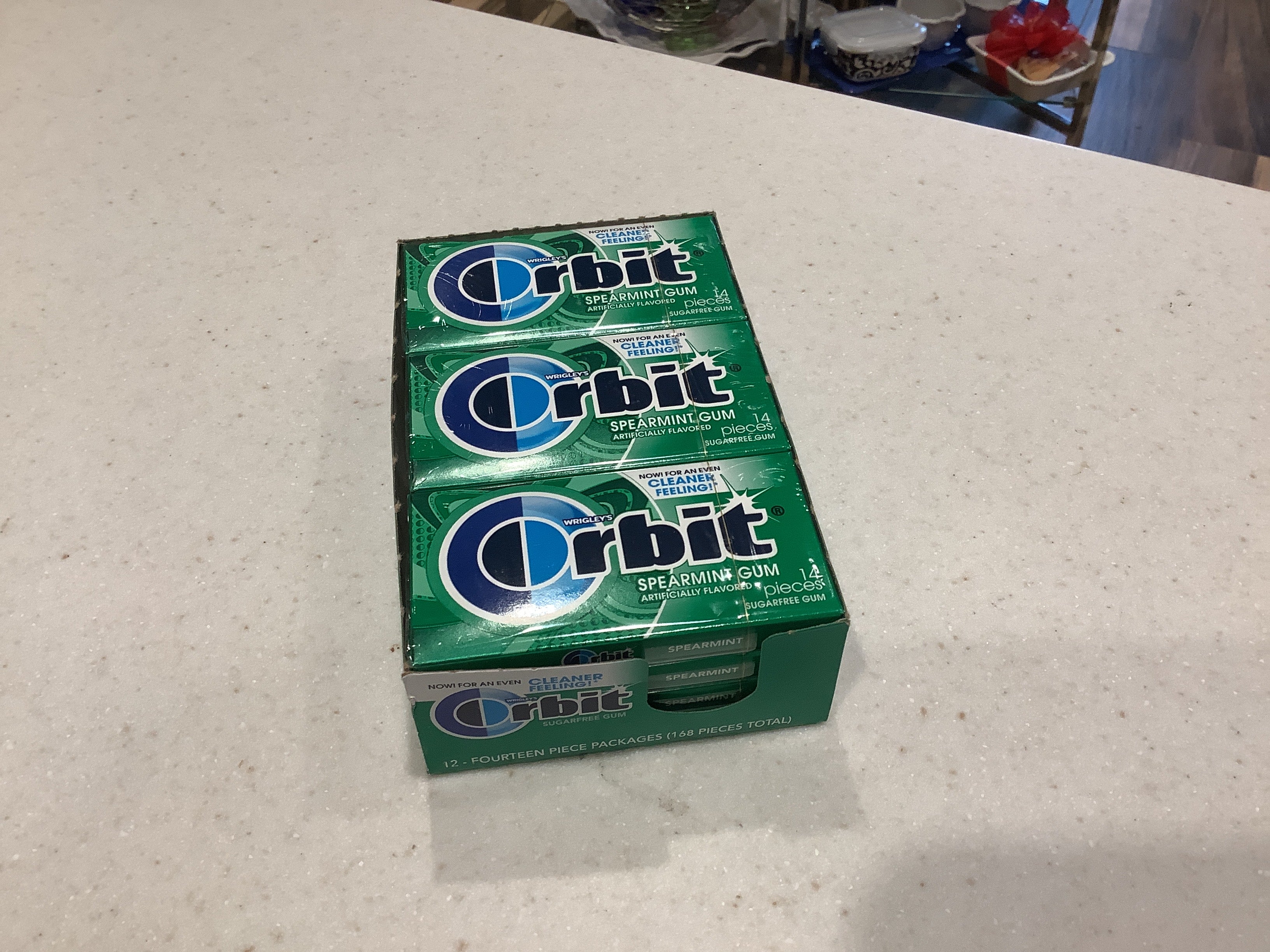 Orbit Spearmint sugar free gum