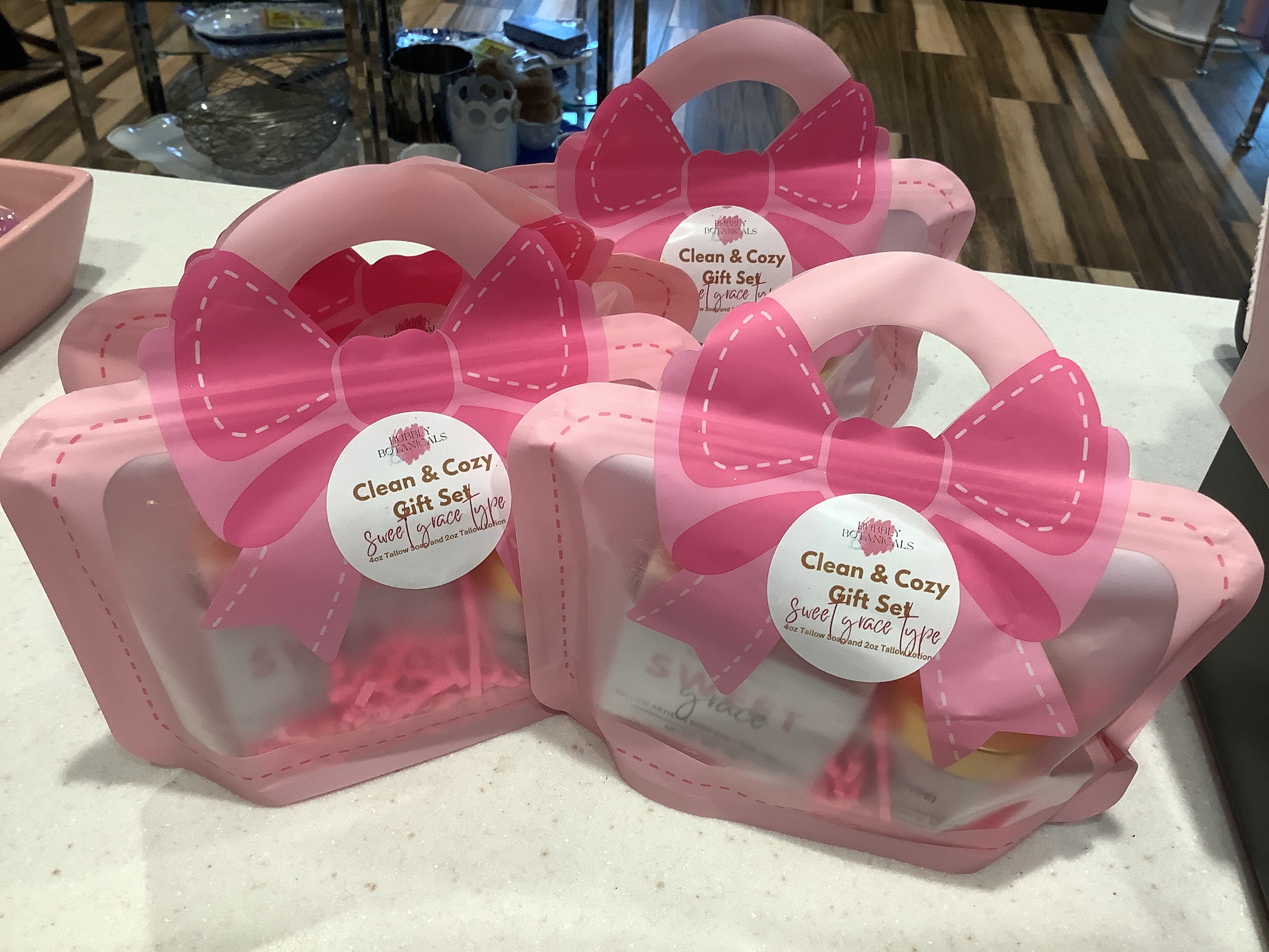 Bubbly Botanicals Sweet Grace Type Clean & Cozy Gift Set