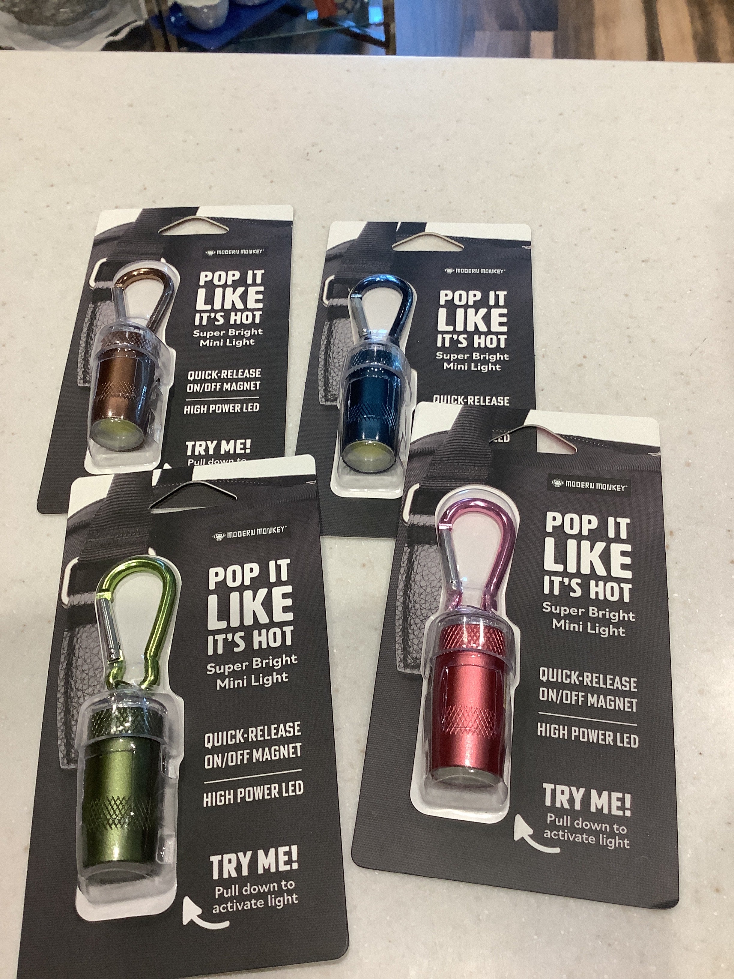 Pop It Like It’s Hot LED Light/keychain