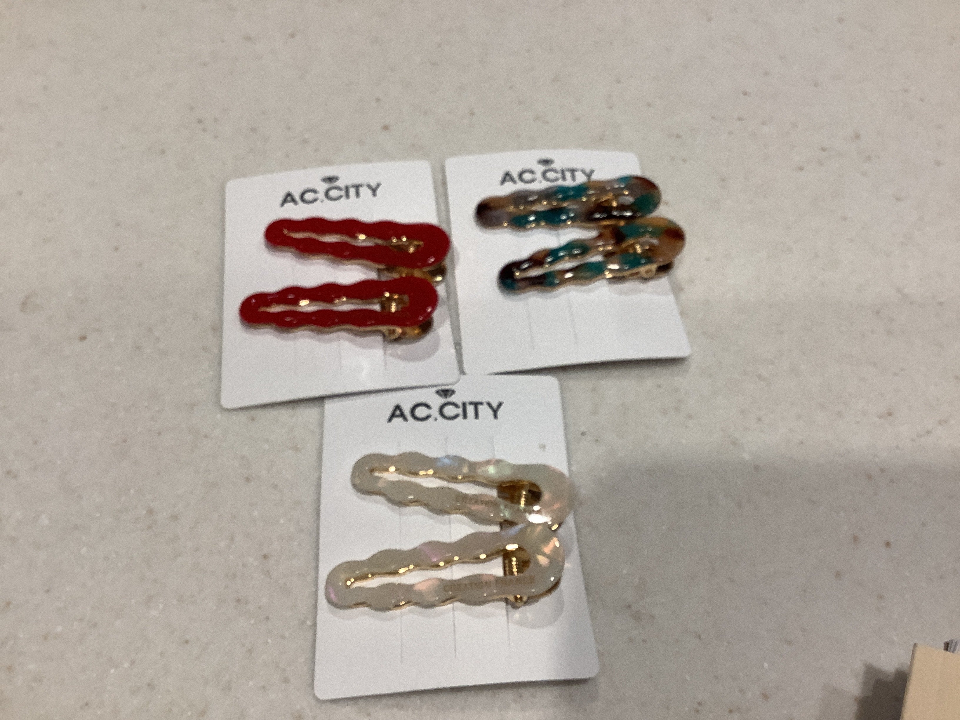 AC.City Wavy Hair Clips