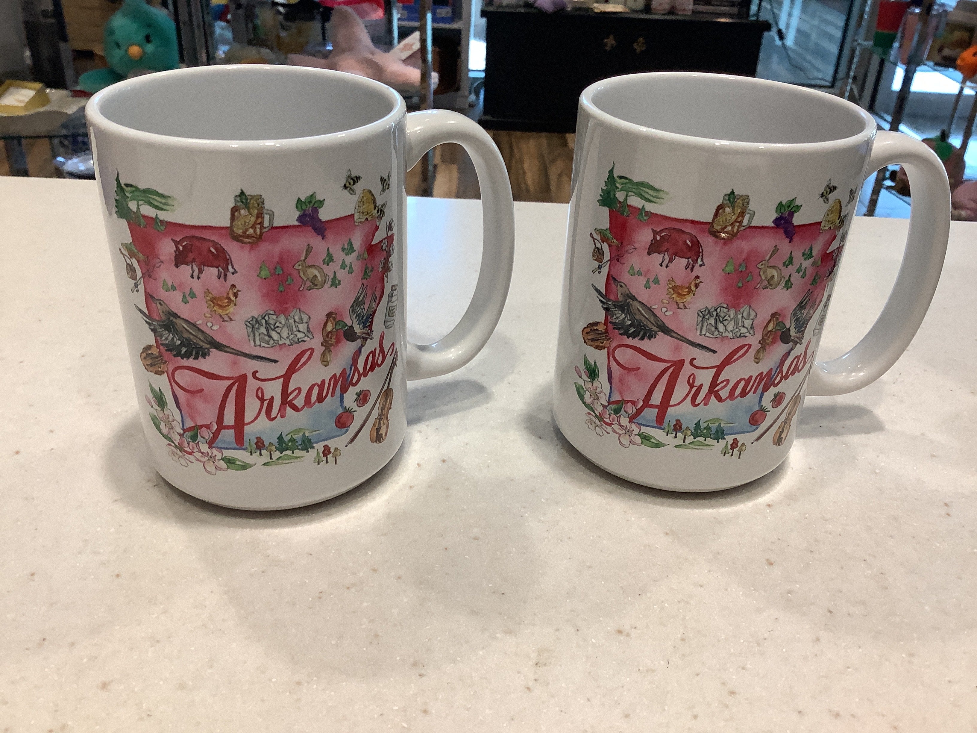 Boston International Arkansas State Mugs
