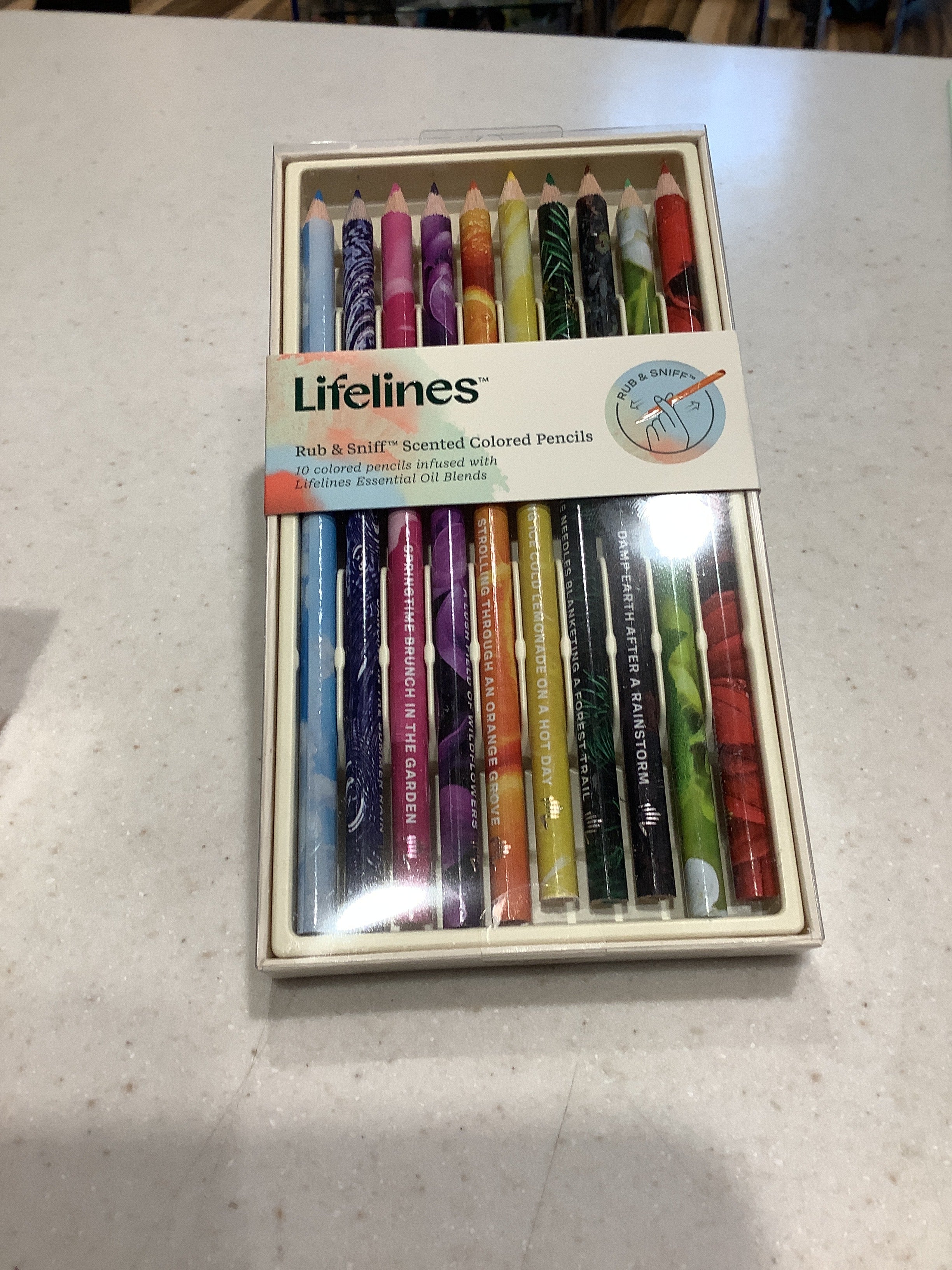 Lifelines Rub & Sniff Colored Pencils