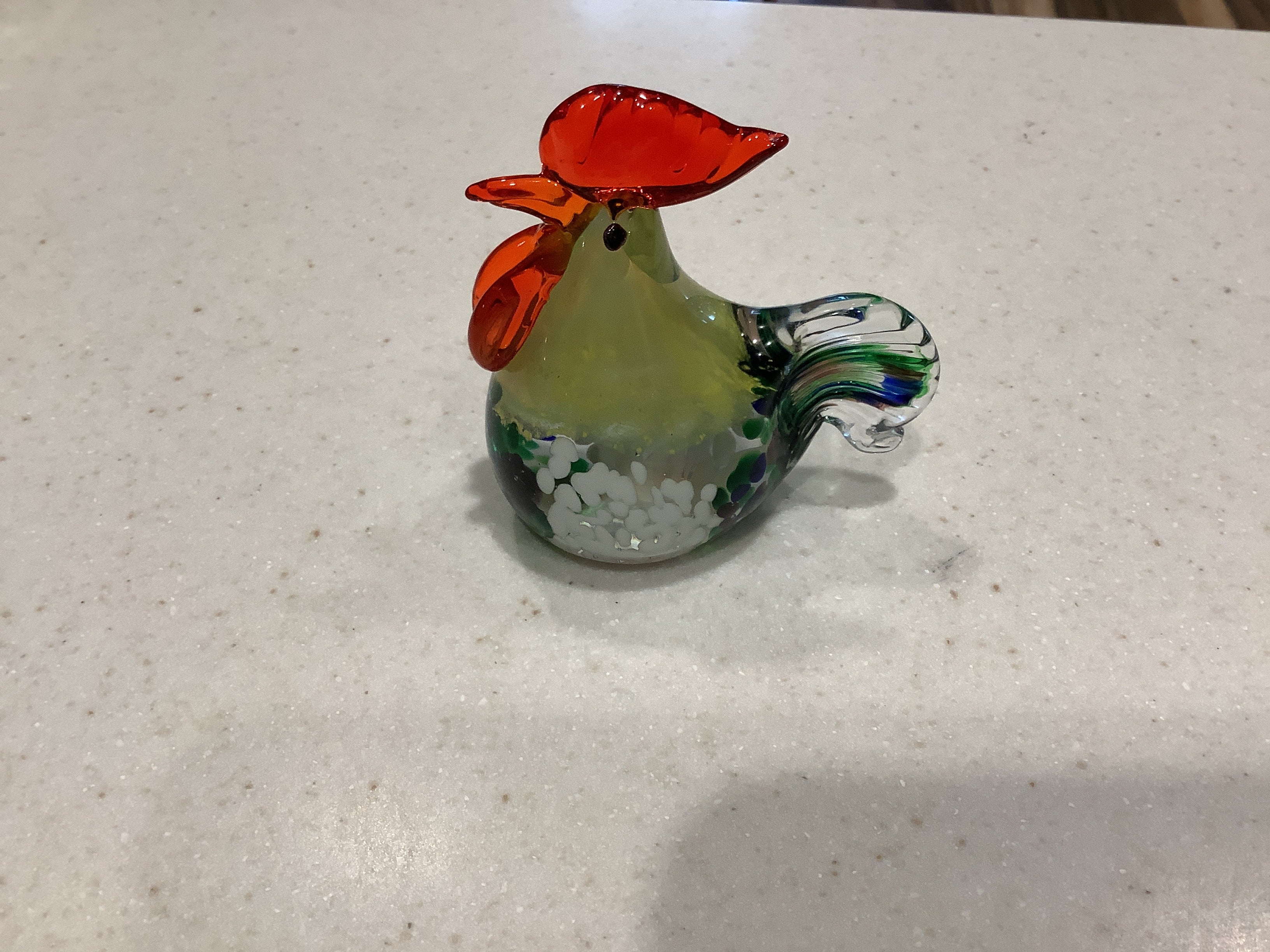 Glass Rooster
