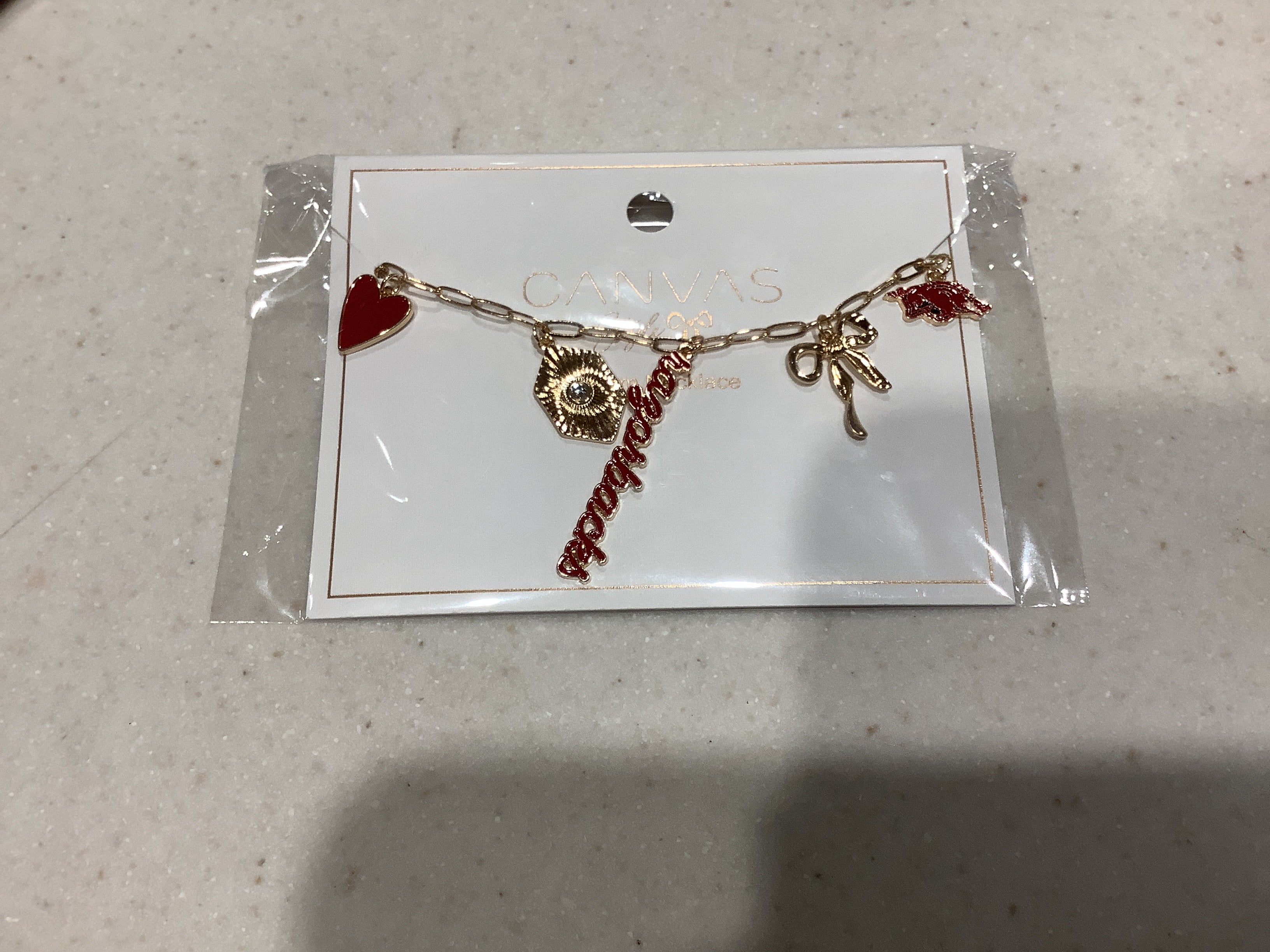 Canvas Razorbacks Jewelry