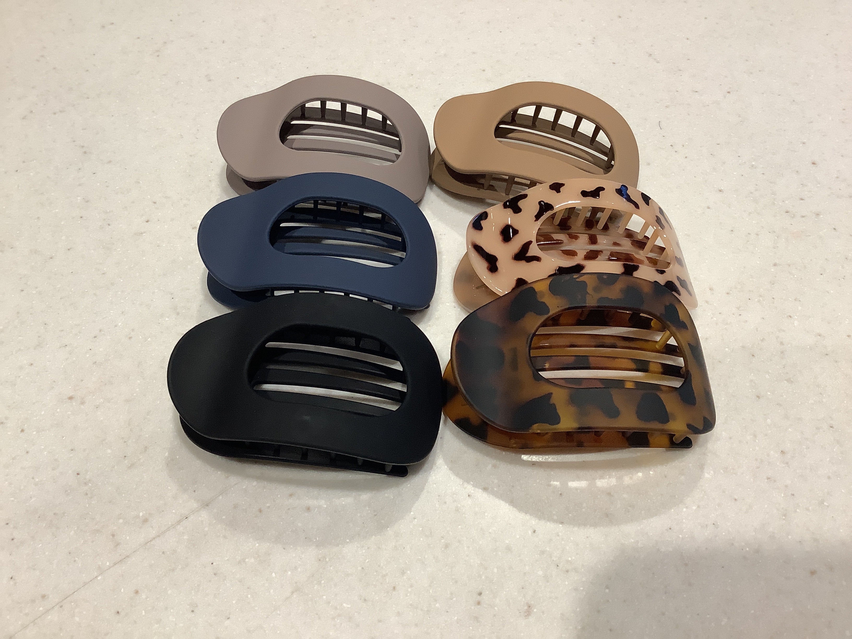 Oval Flat Hair Clips