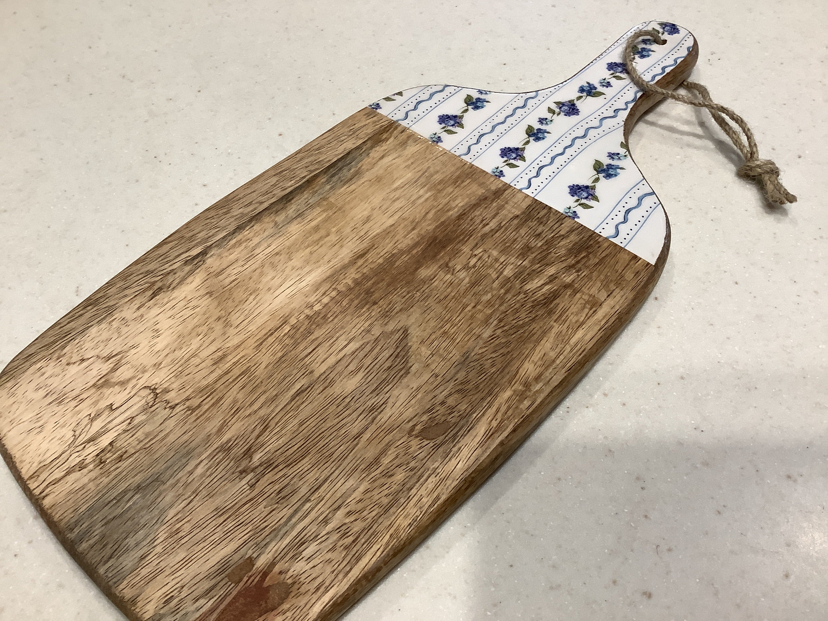 Cutting Board with Hydrangeas