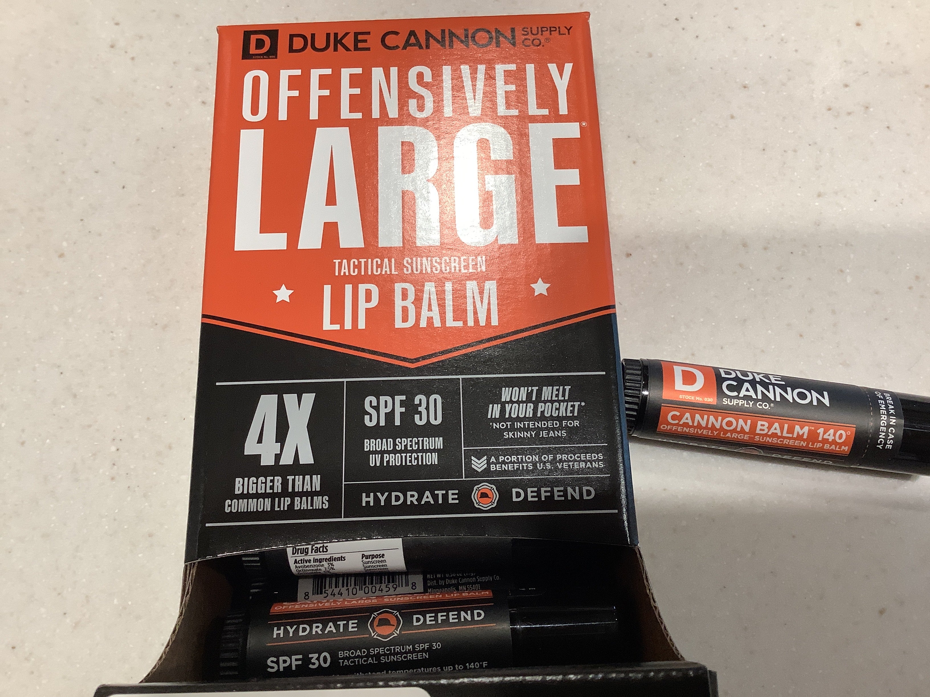 Duke Cannon Lip Balm