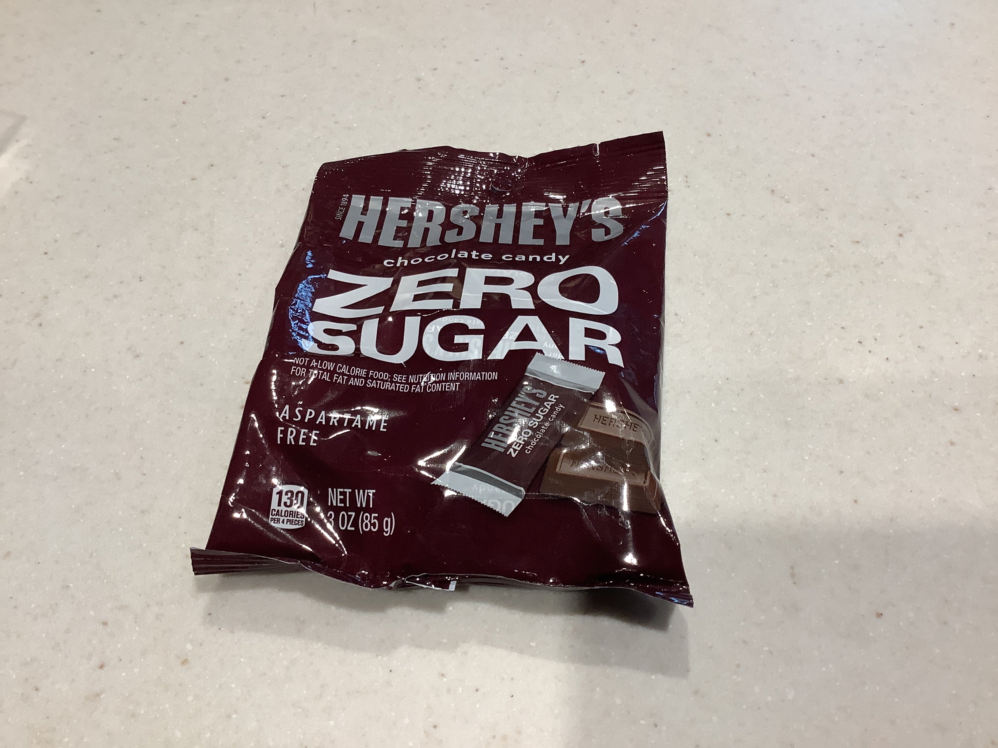 Hershey’s Zero Sugar Milk Chocolate