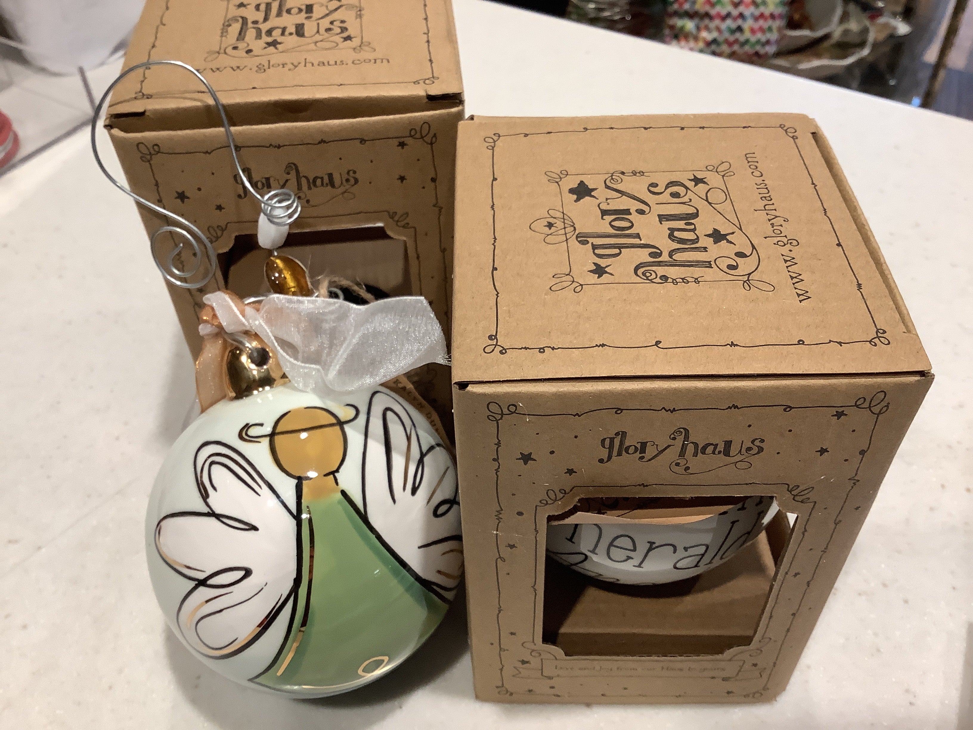 Ceramic Christmas ornaments