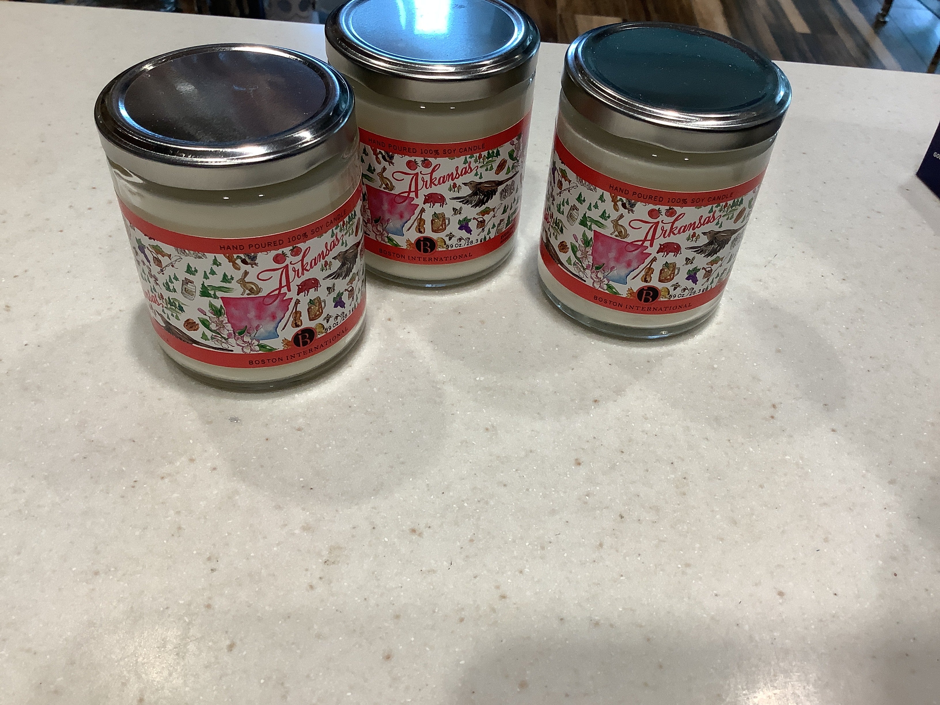 Boston International Arkansas State candle