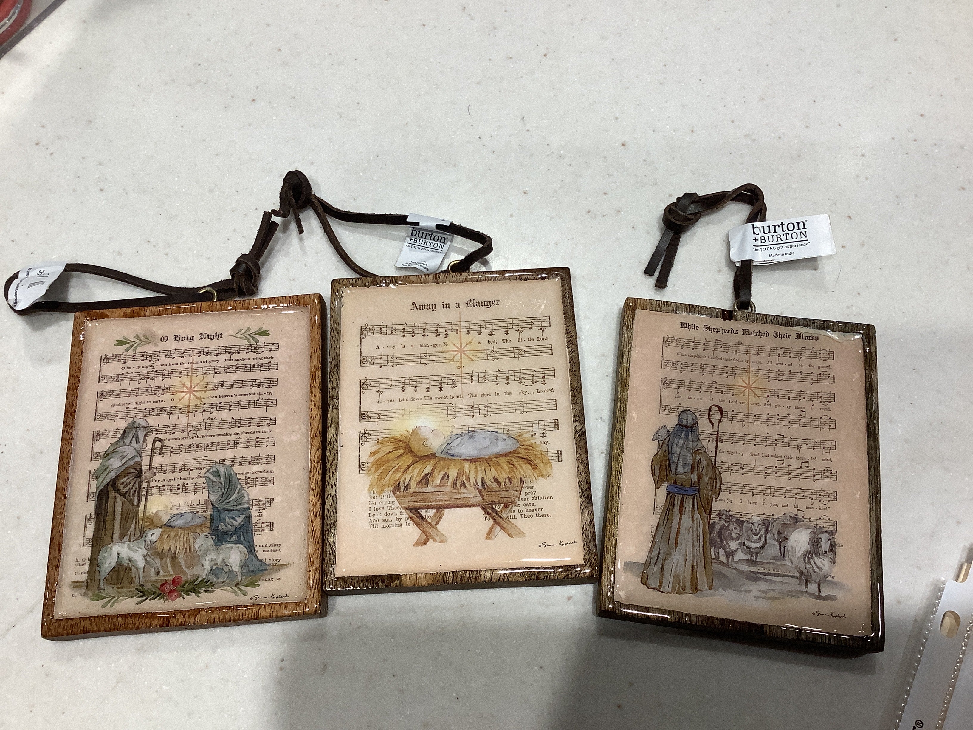 Christmas Hymns ornaments