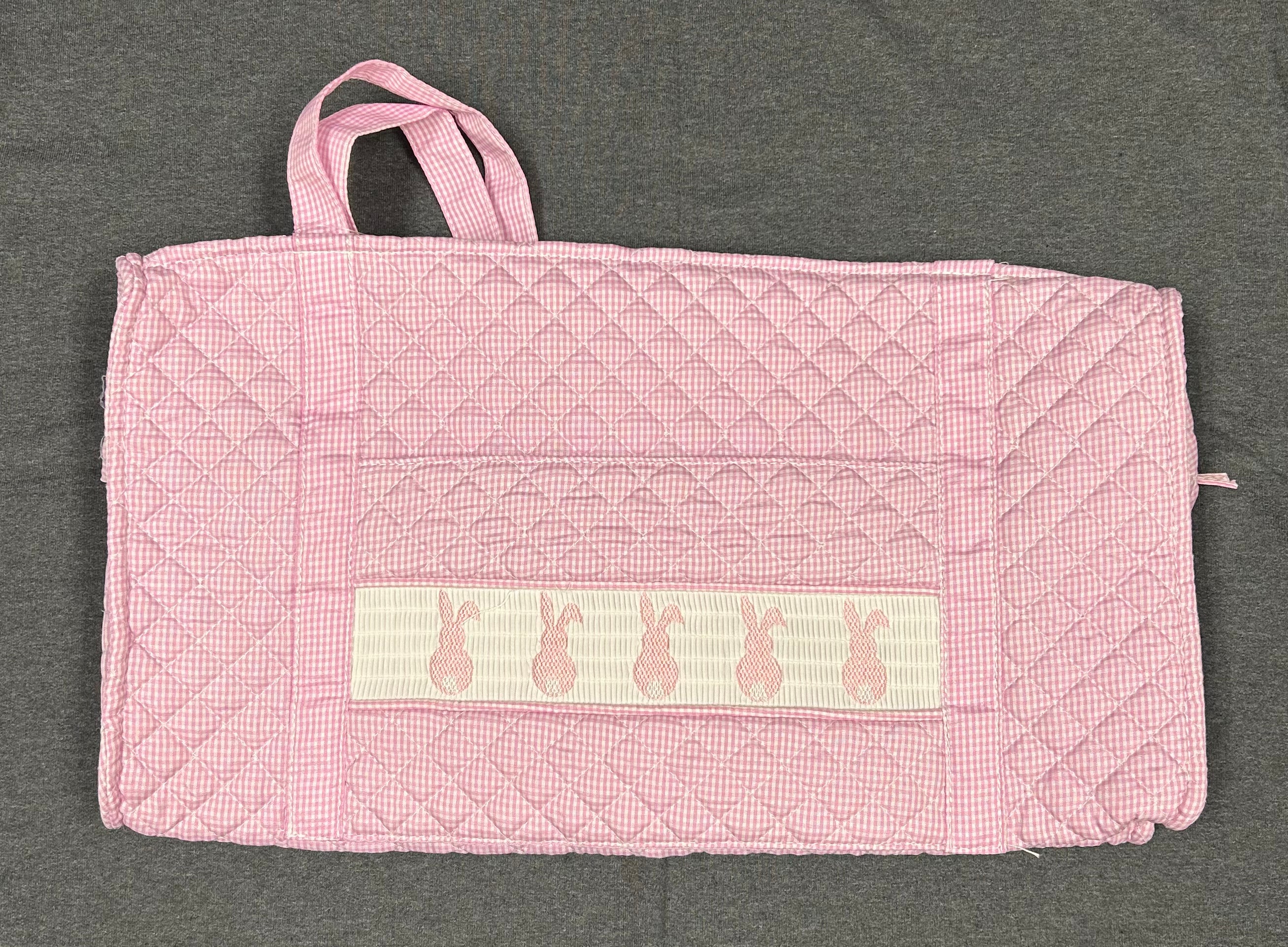 MSC Smocked Bunny Duffle