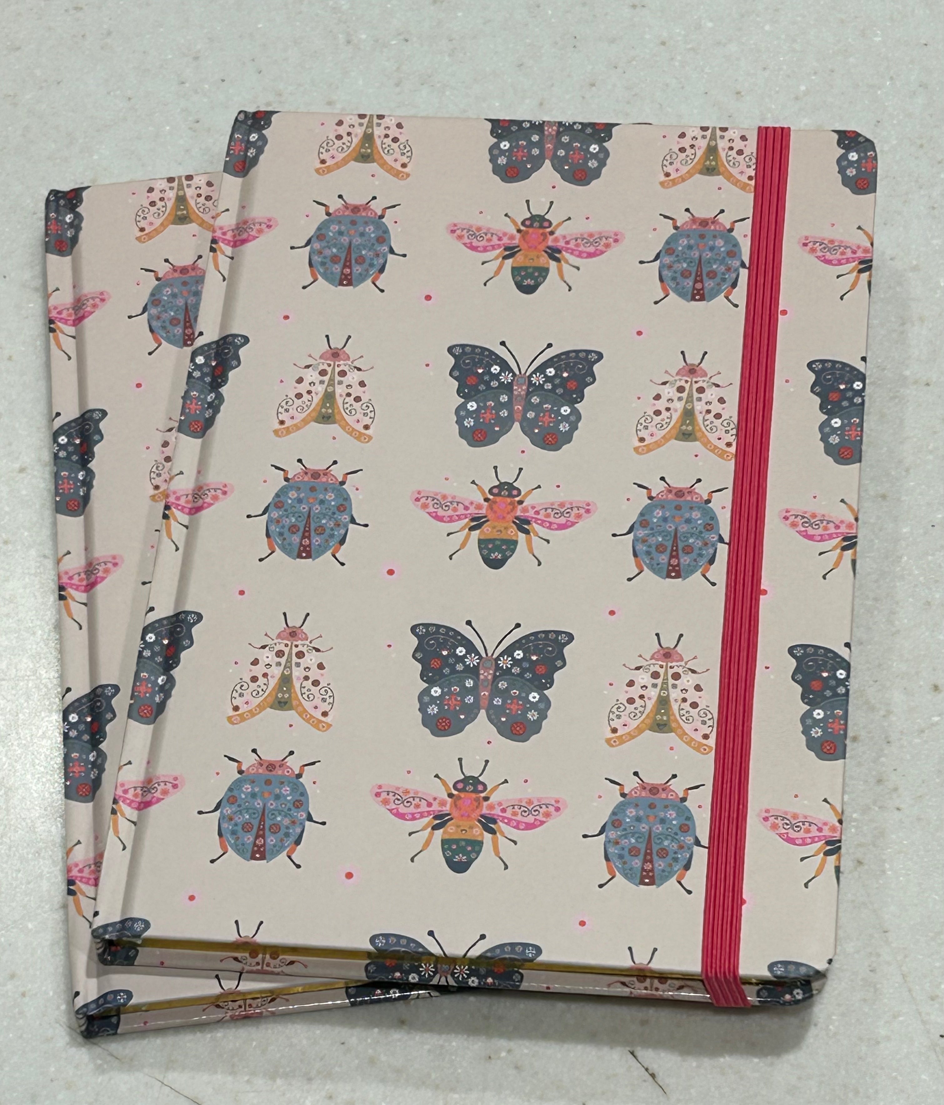Floral Bug Notebook