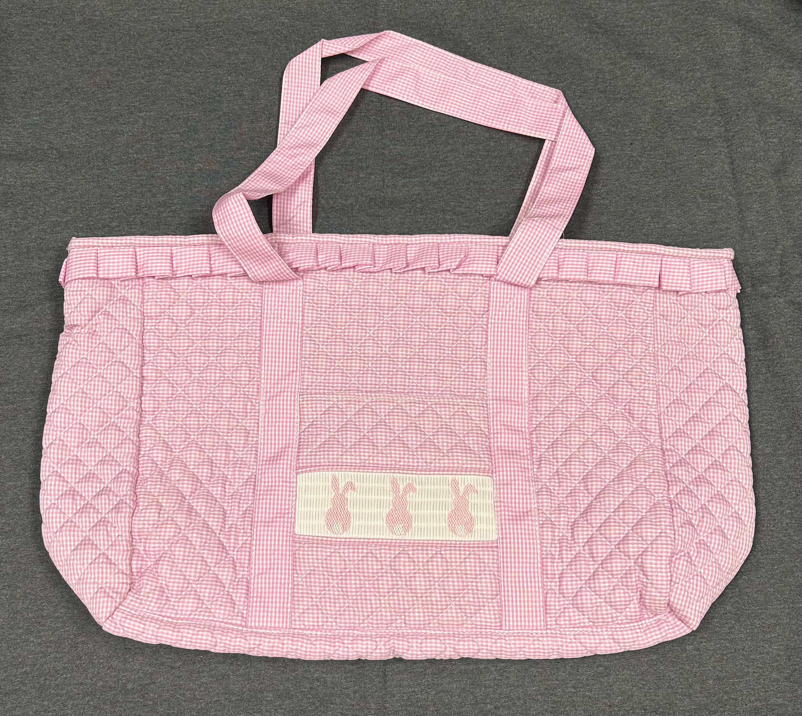 MSC Smocked Bunny Tote
