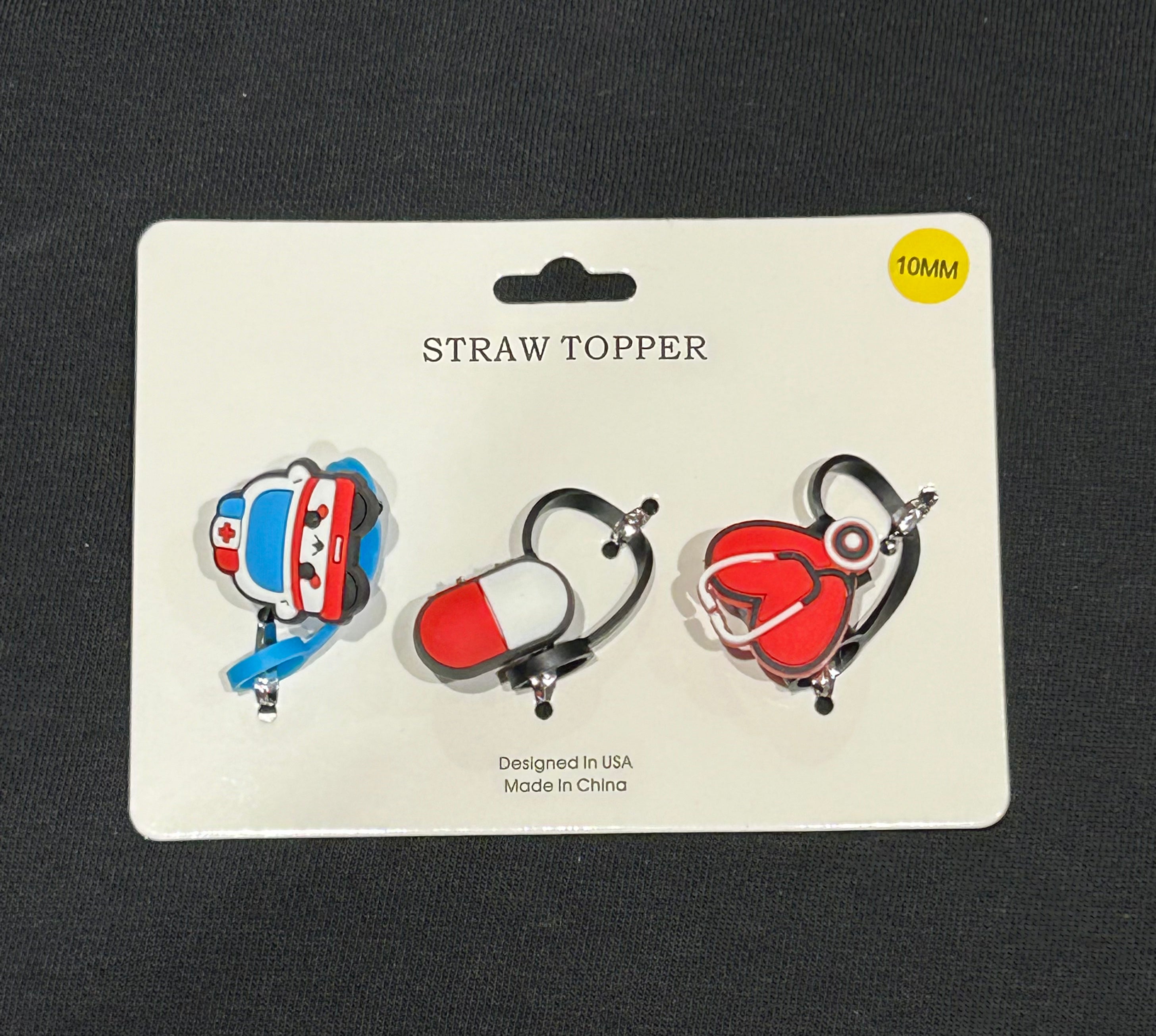 Medical Straw Topper 3pk