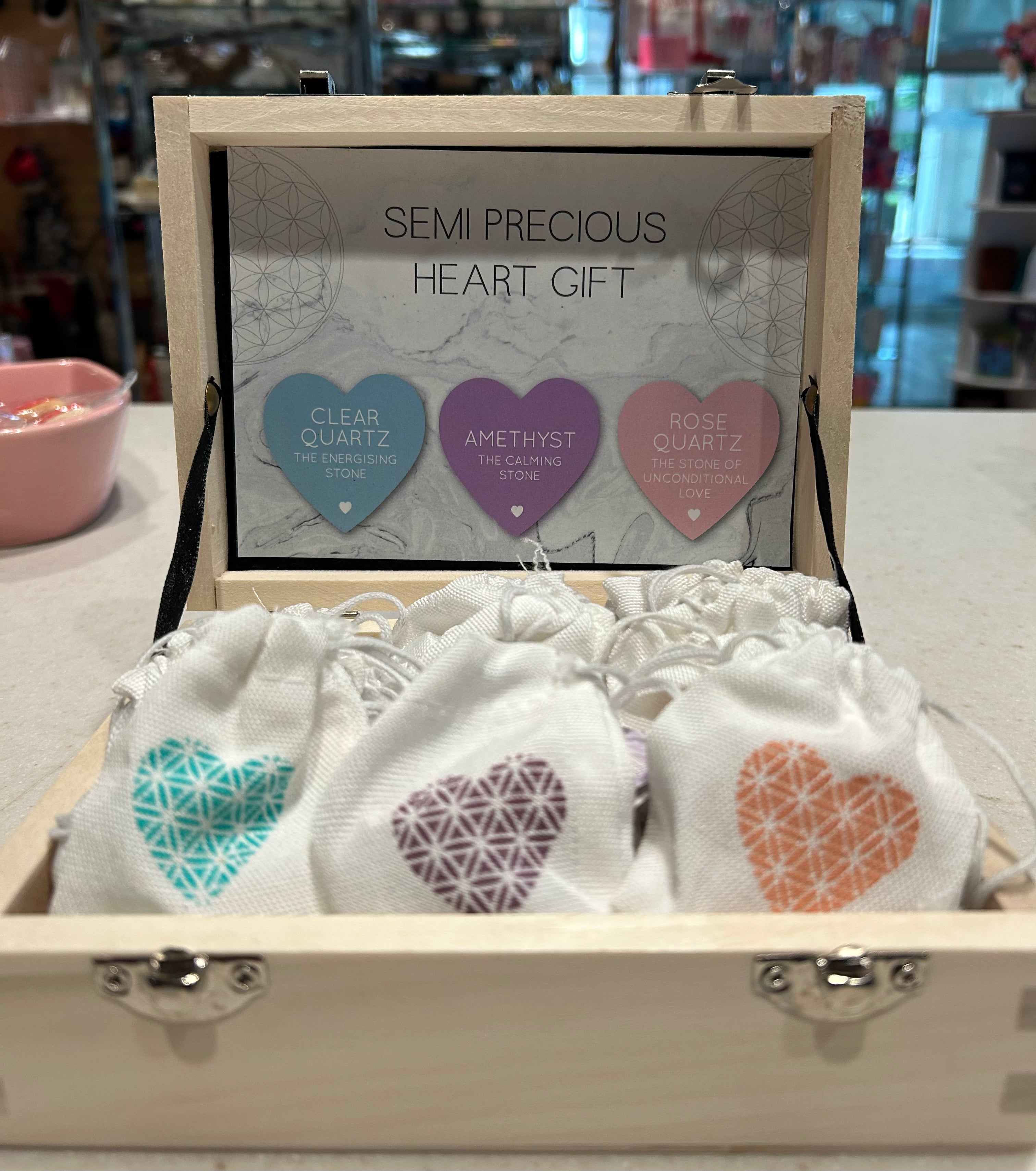 Crystal Heart in a Bag