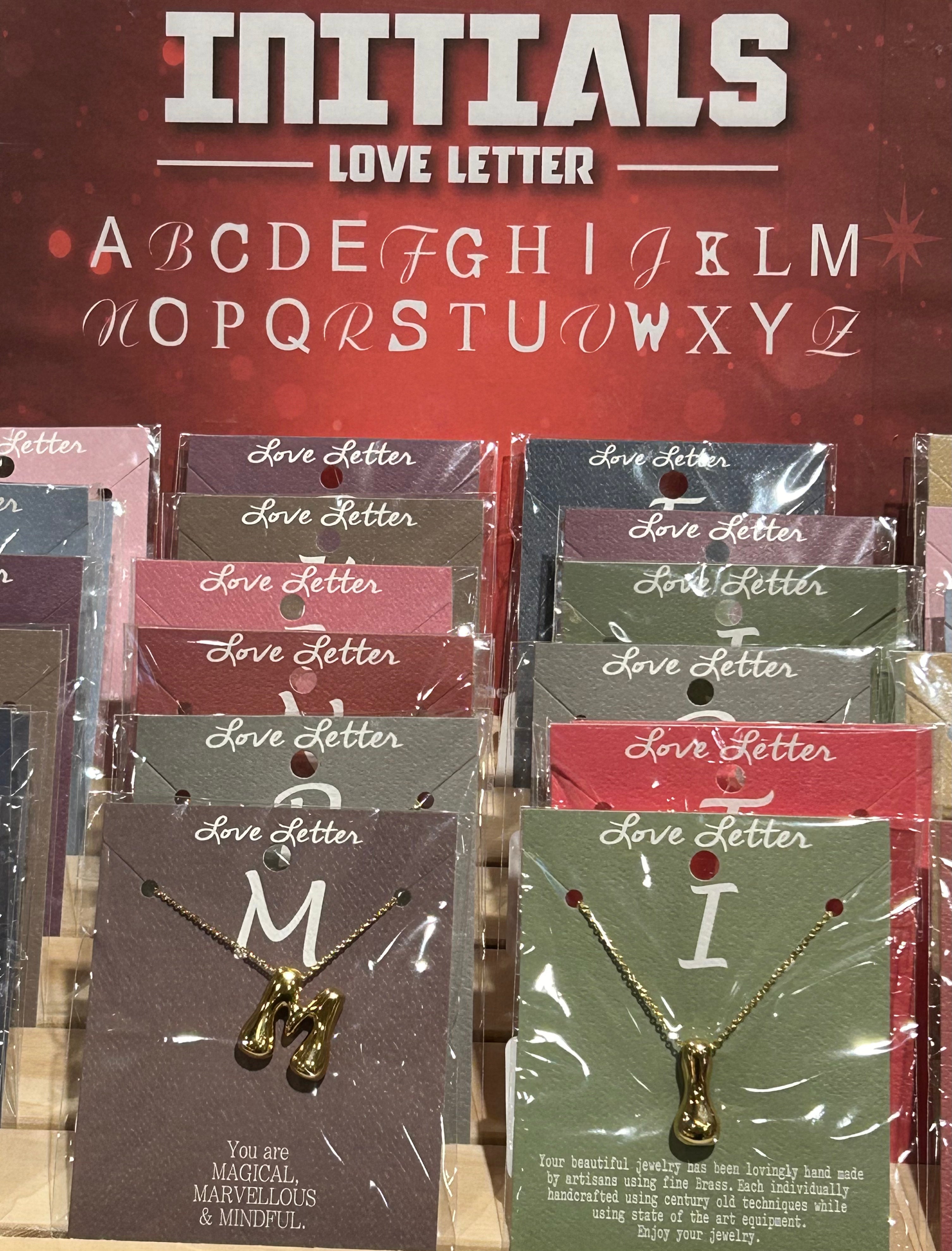 Bubble Letter Necklace