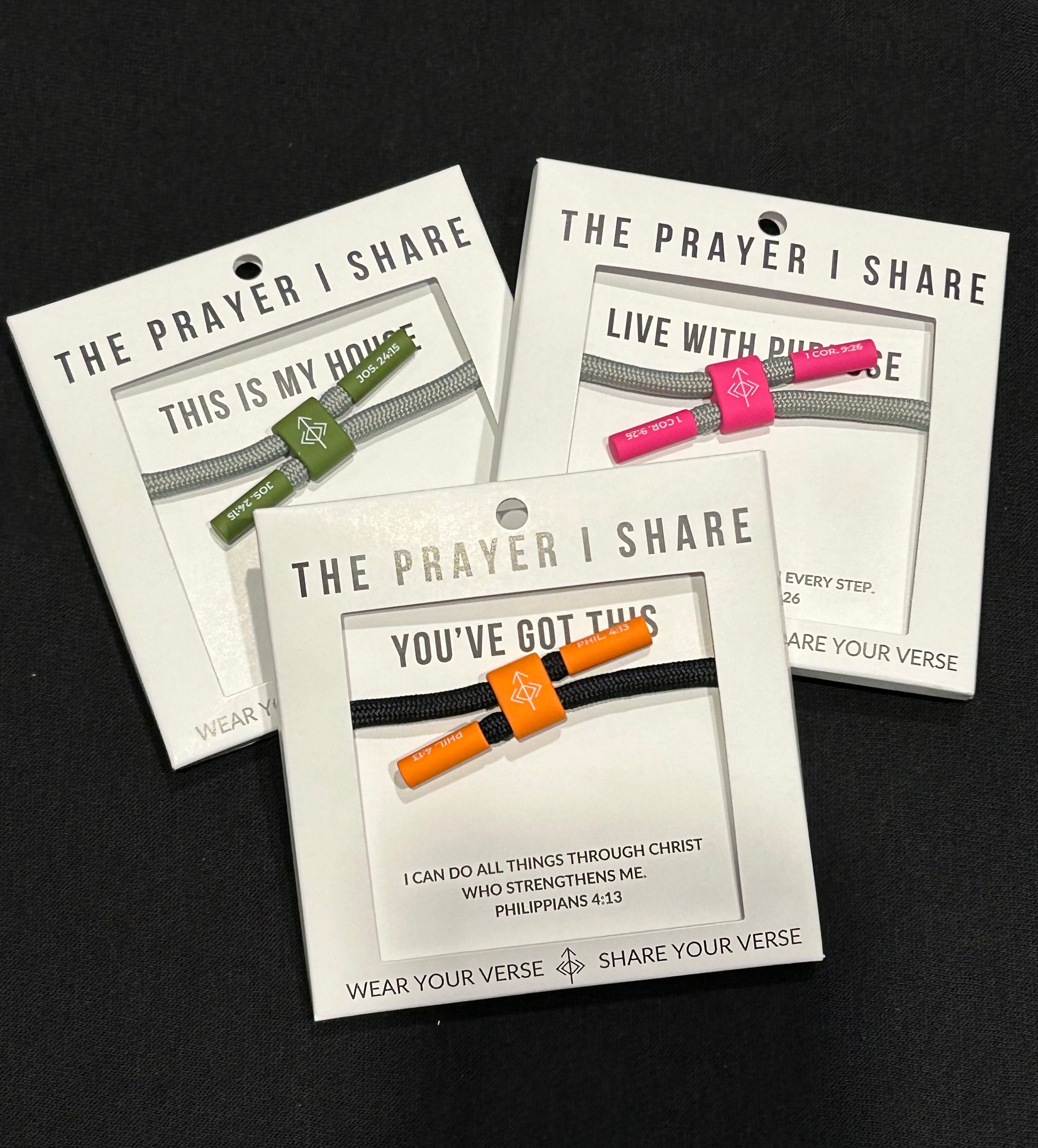 The Prayer I Share Bracelets