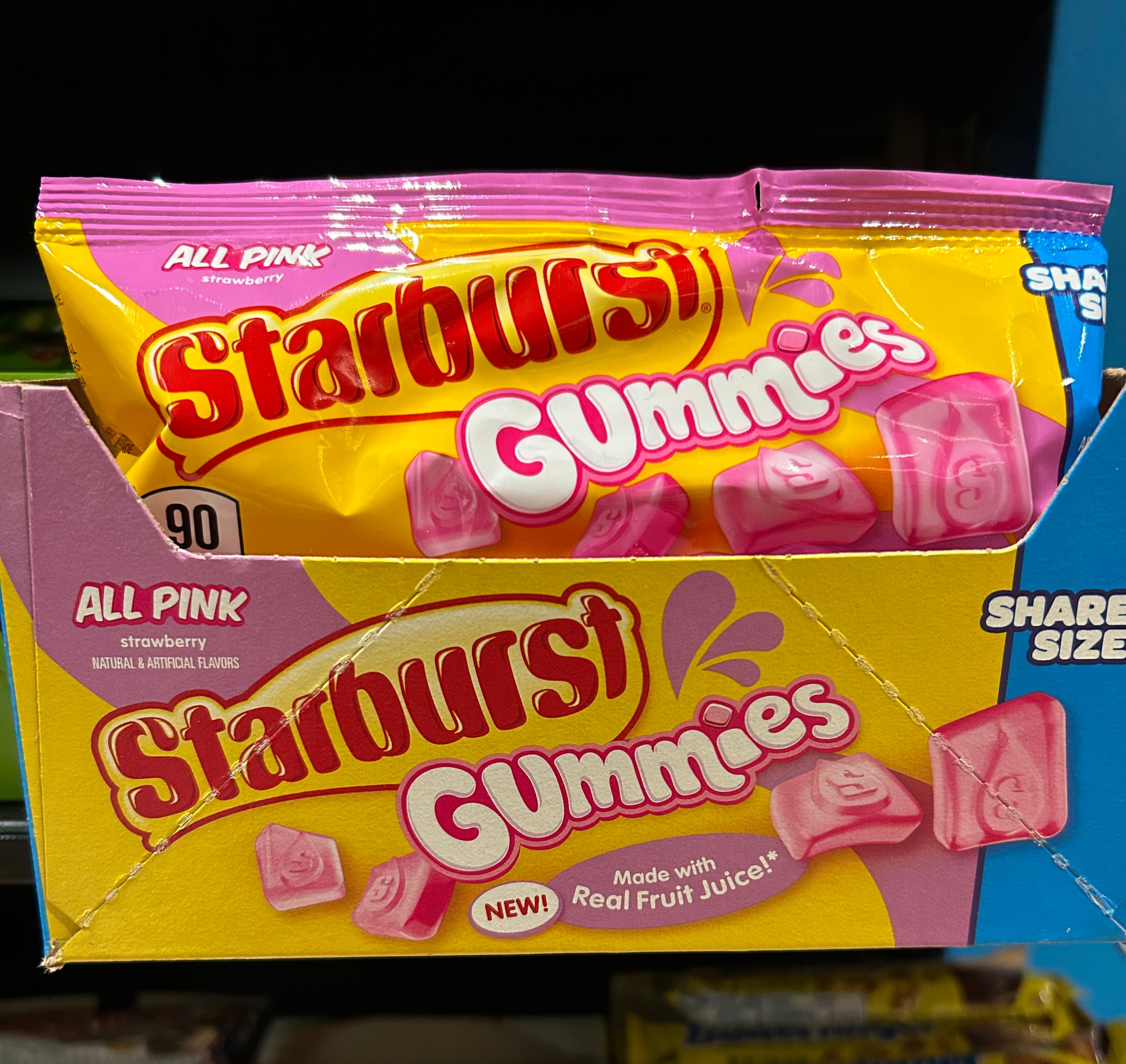 Starburst Gummies All Pink