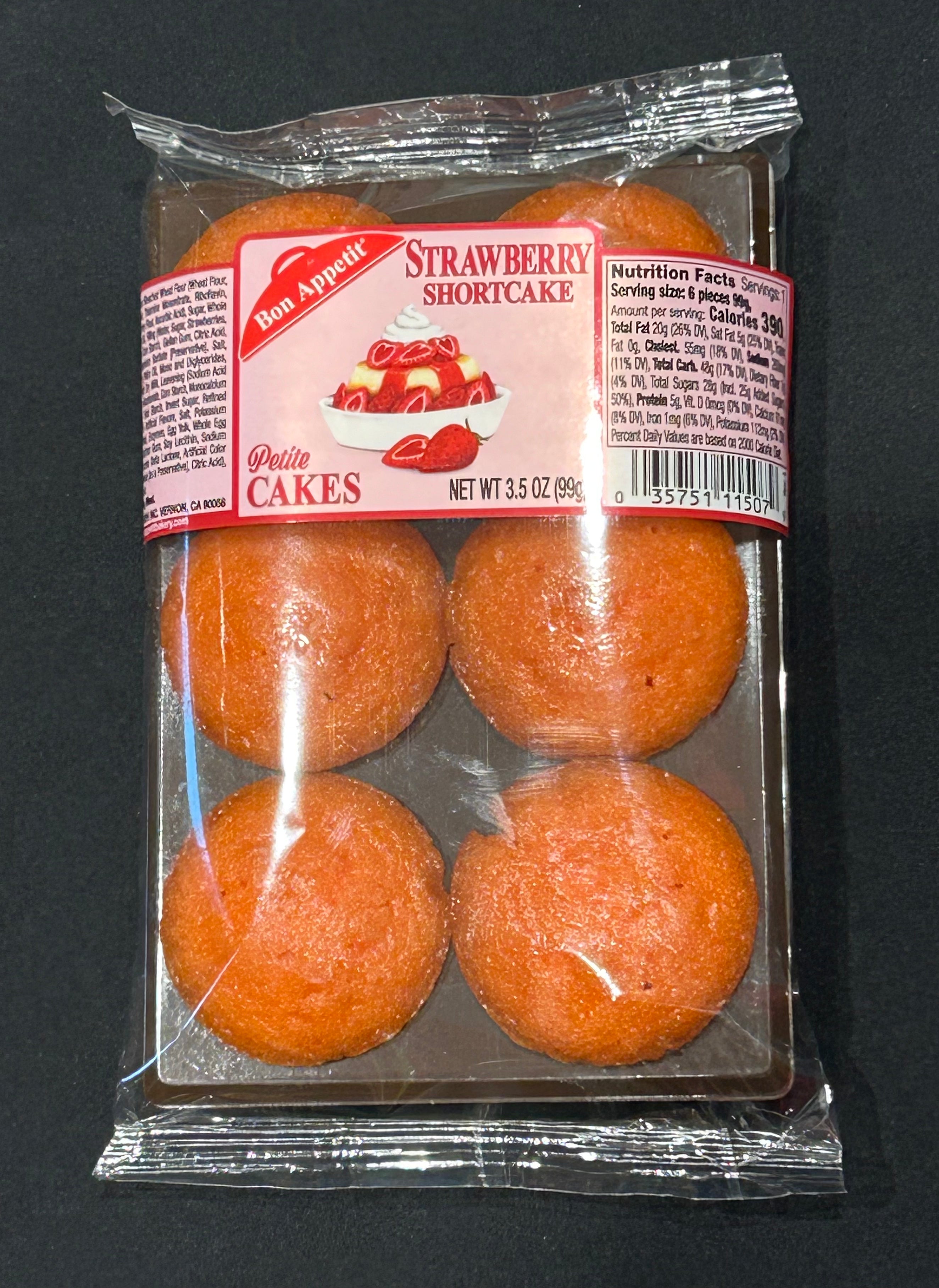 Strawberry Shortcake Petite Cakes