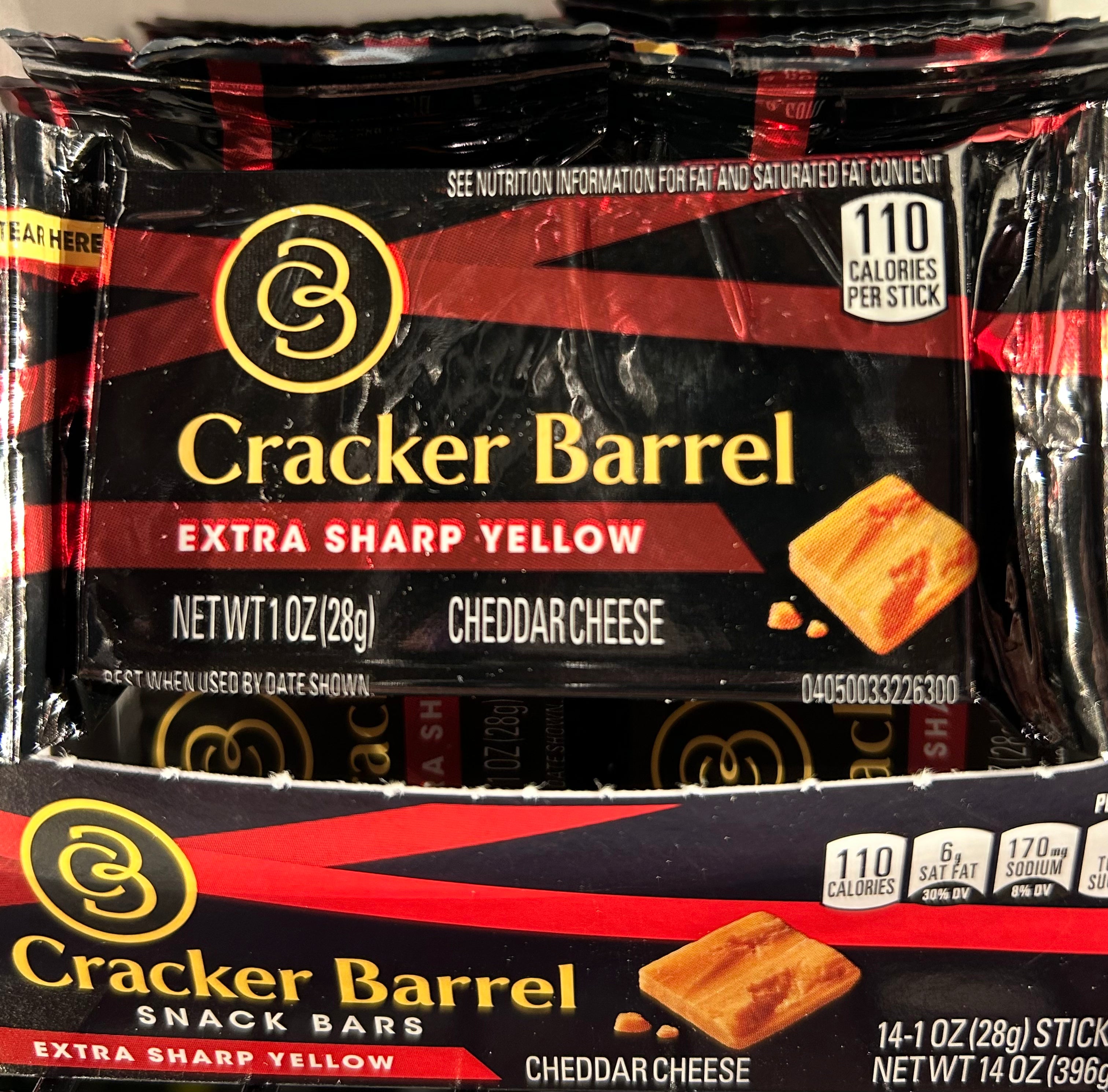 Cracker Barrel Sharp Cheddar Snack