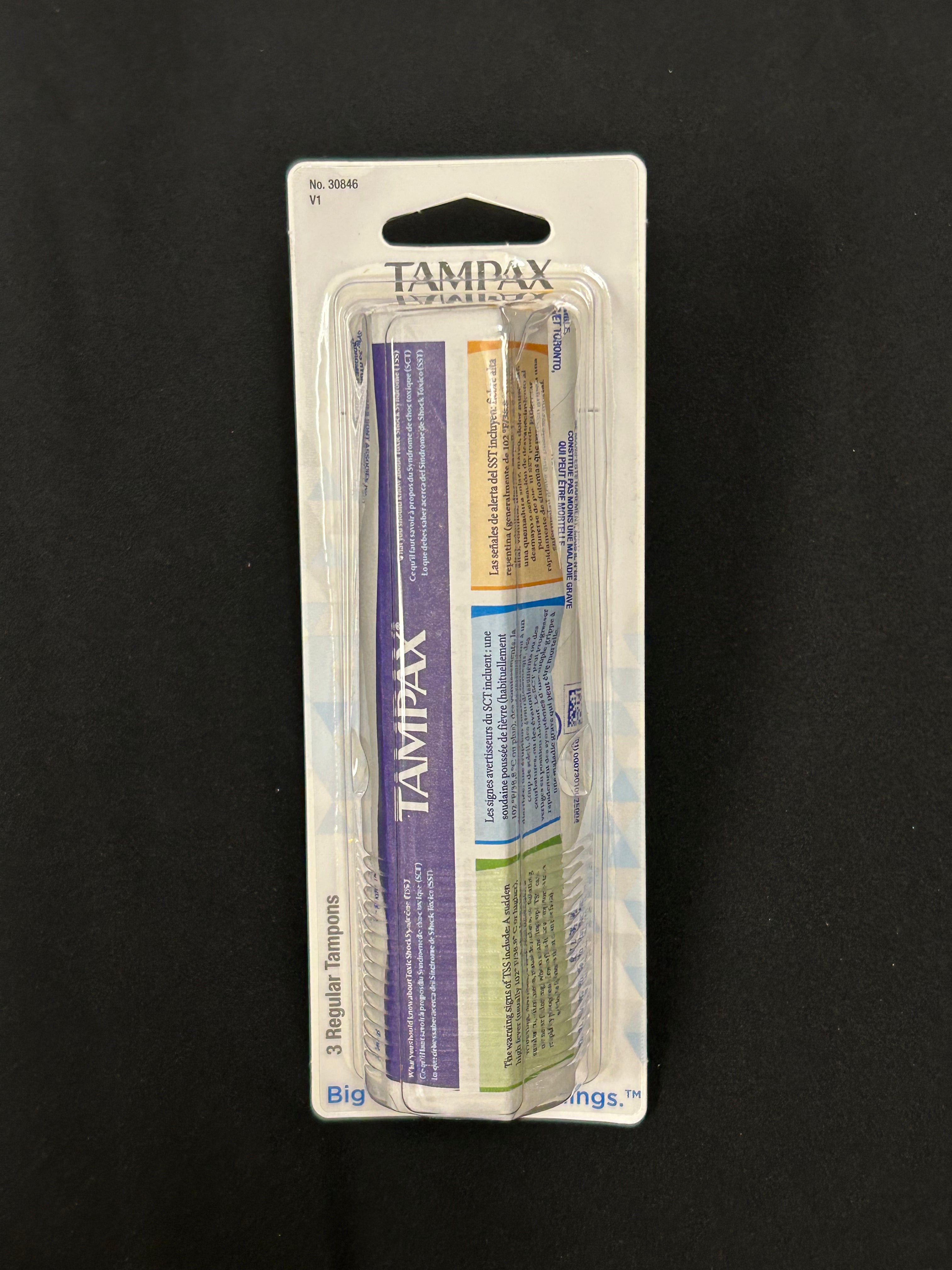 Tampax Tampons Reg 3pk
