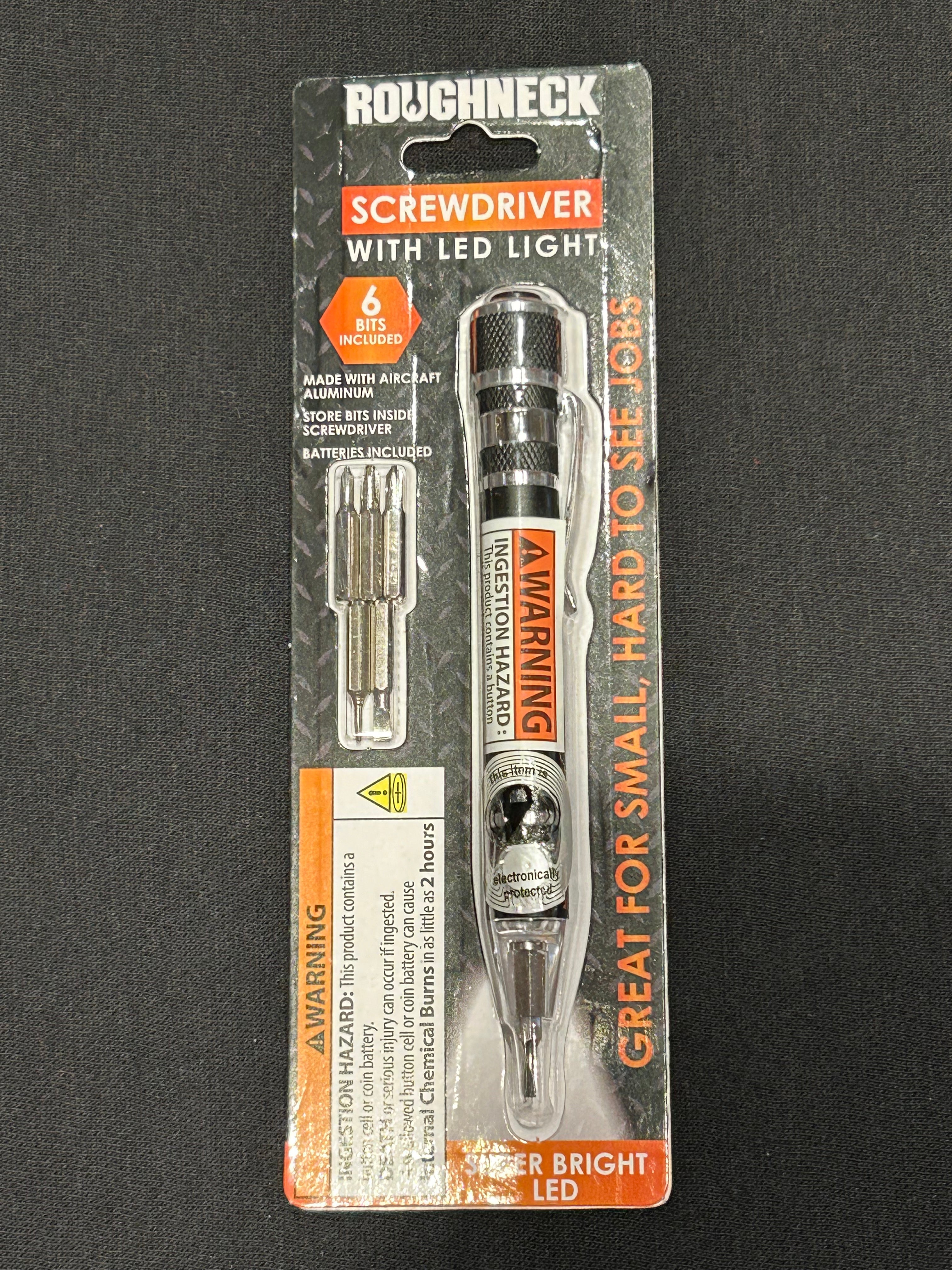 Roughneck LED Screwdriver