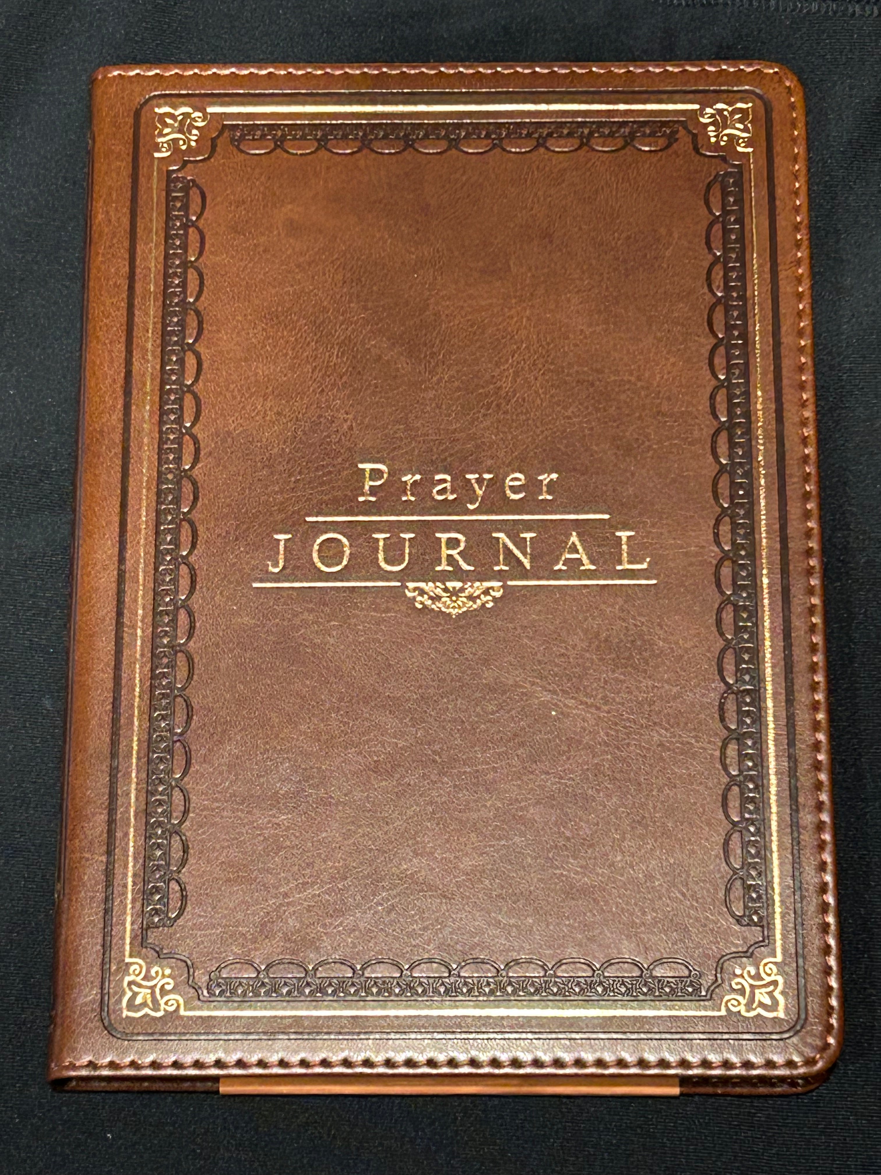 Prayer Journal Brown Leather
