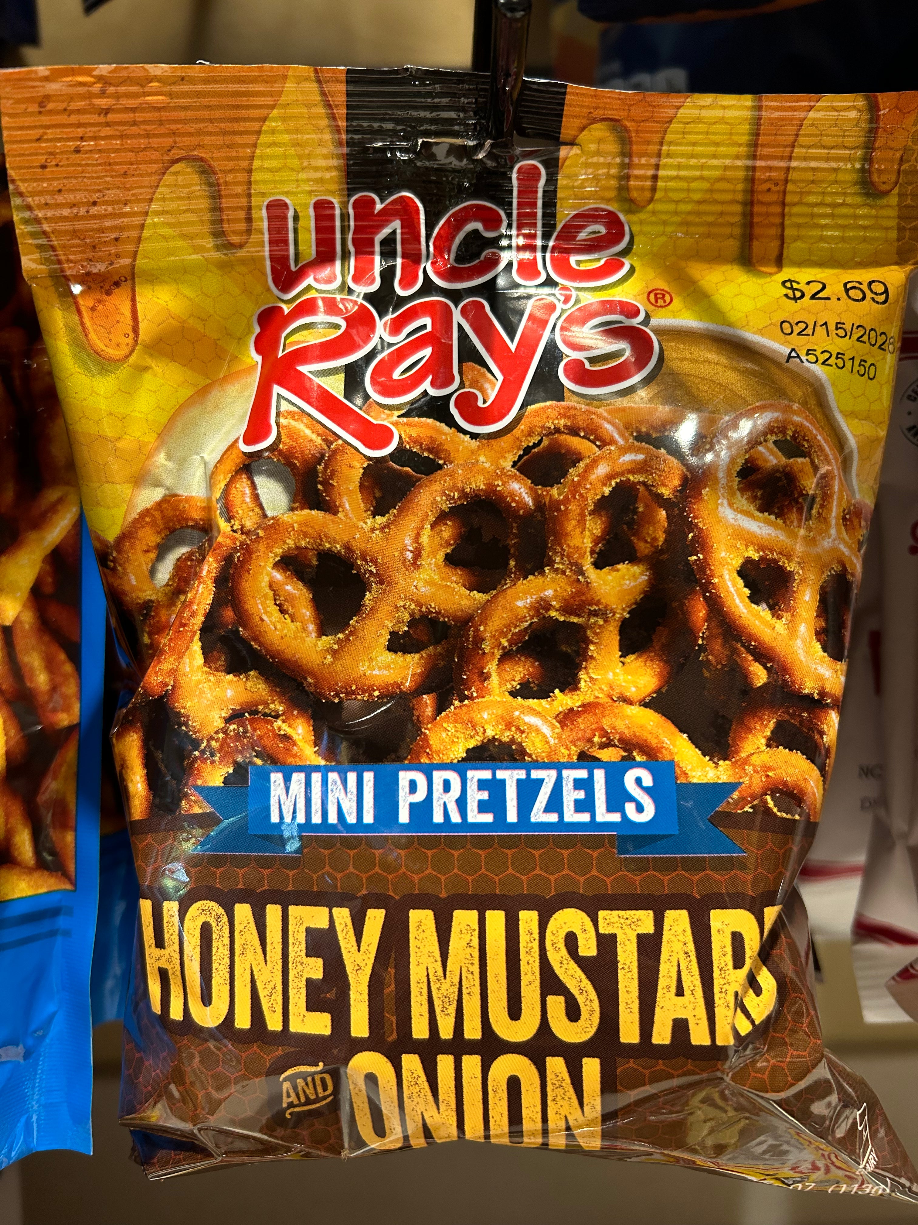 Uncle Ray’s Honey Mustard/Onion Pretzels