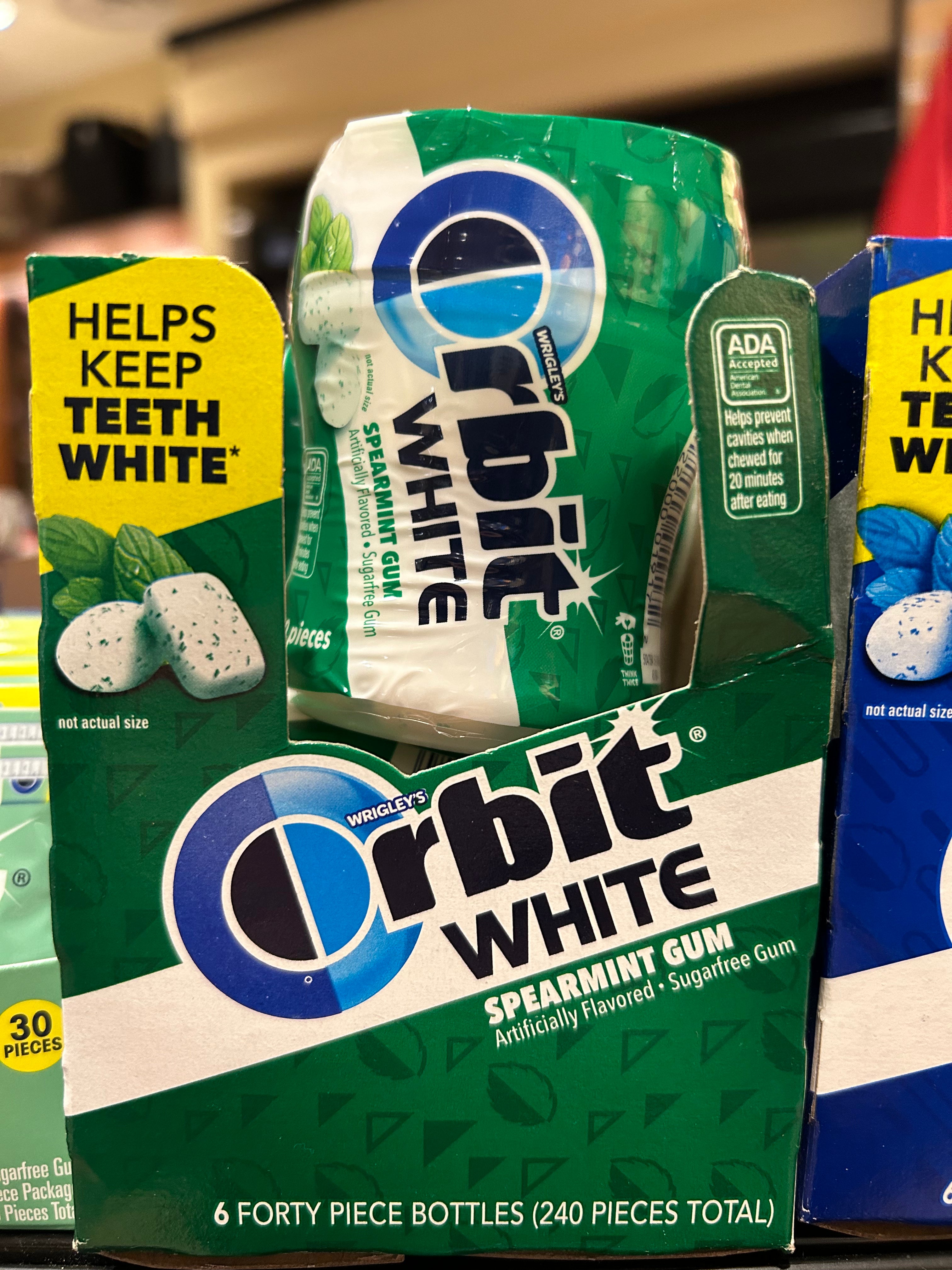 Orbit Spearmint Bottles