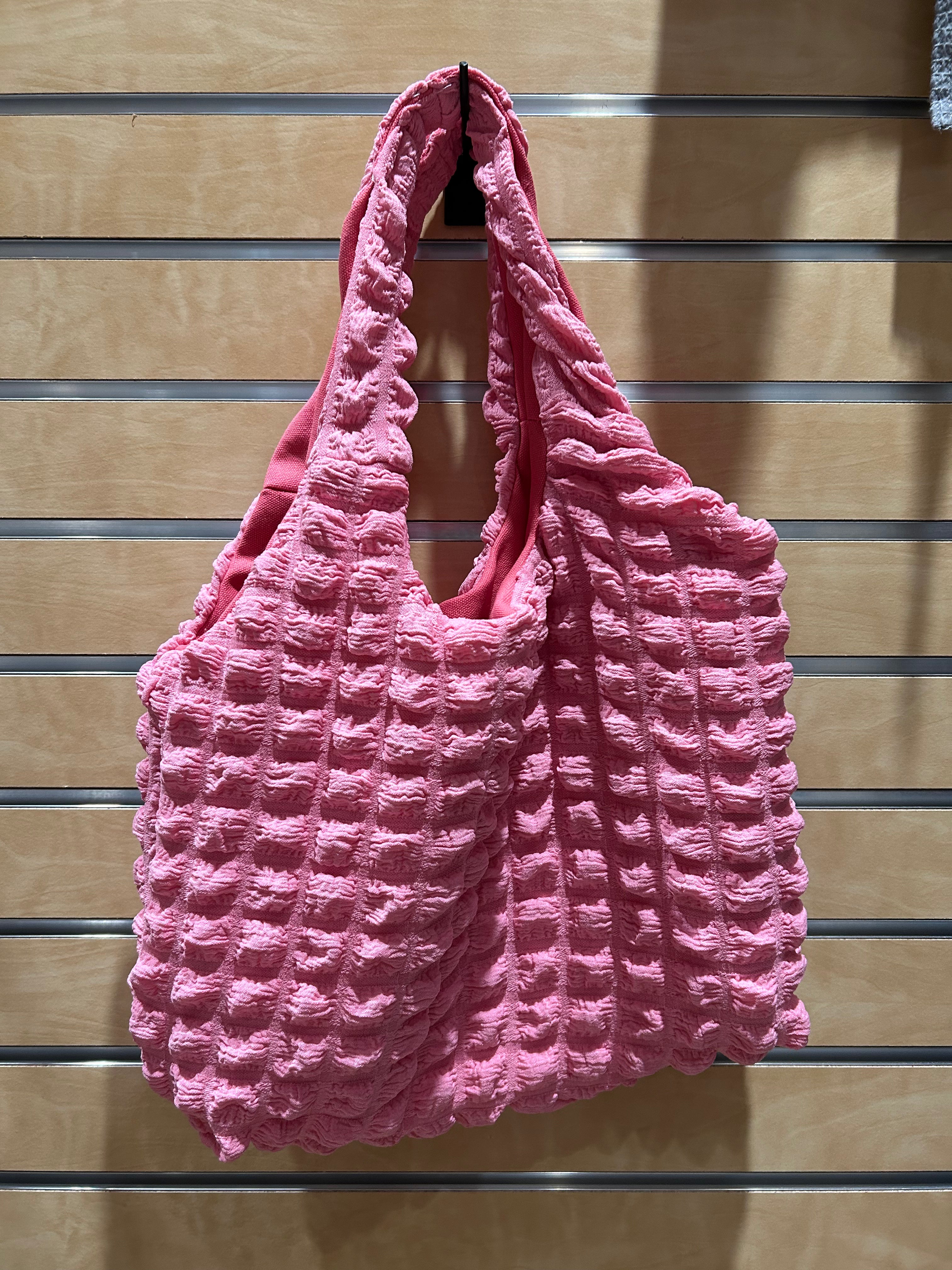 Pink Puffer Bag