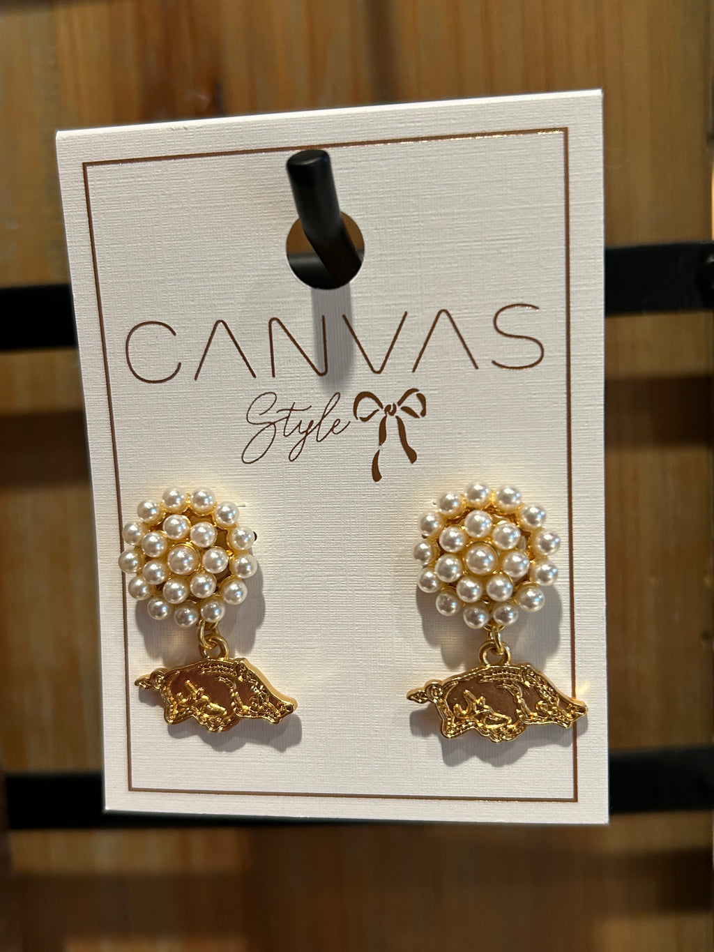 Canvas Razorbacks Jewelry